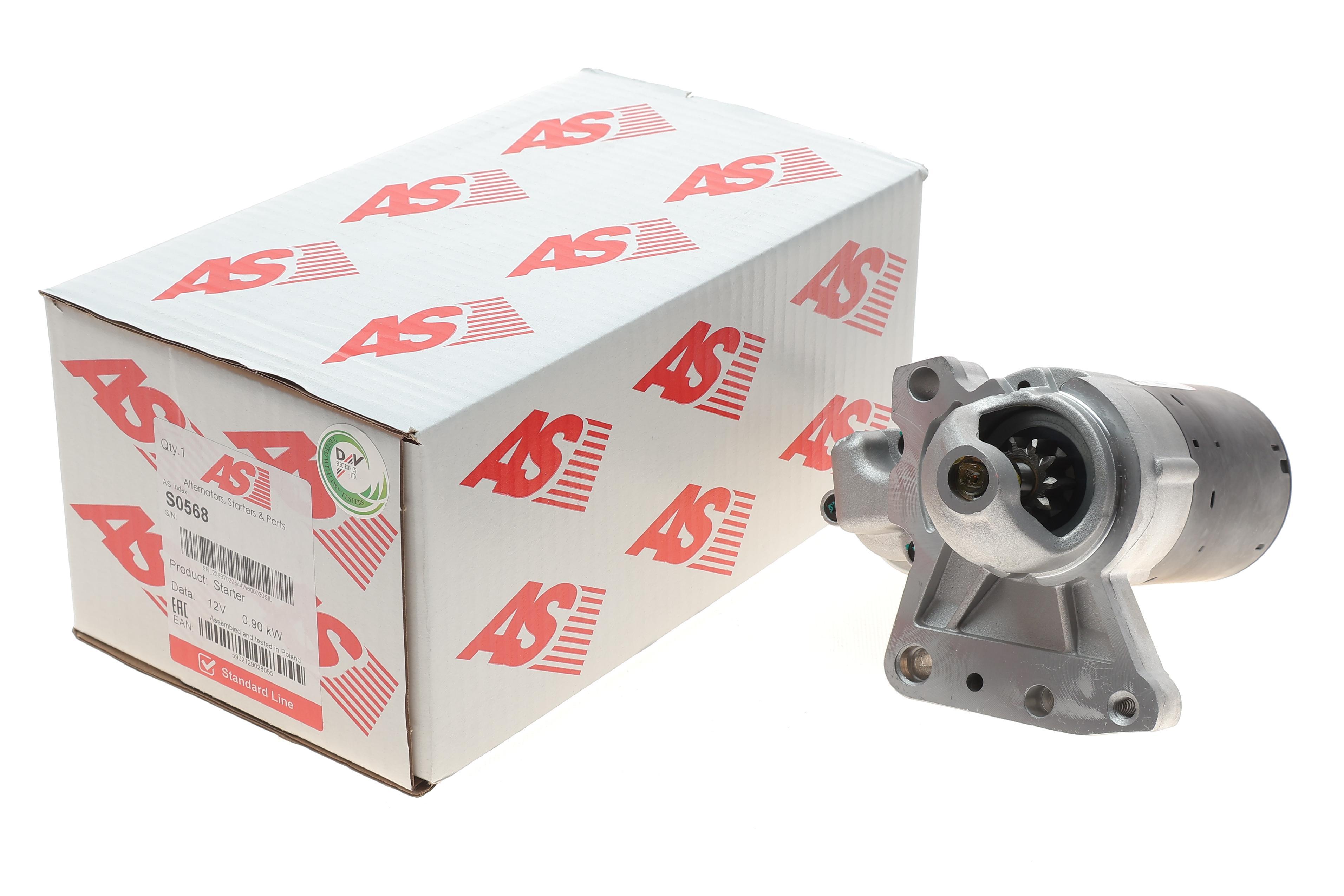 Стартер Citroen Berlingo/Peugeot Partner 1.6 09- (12V/0.9kw) (z=10)