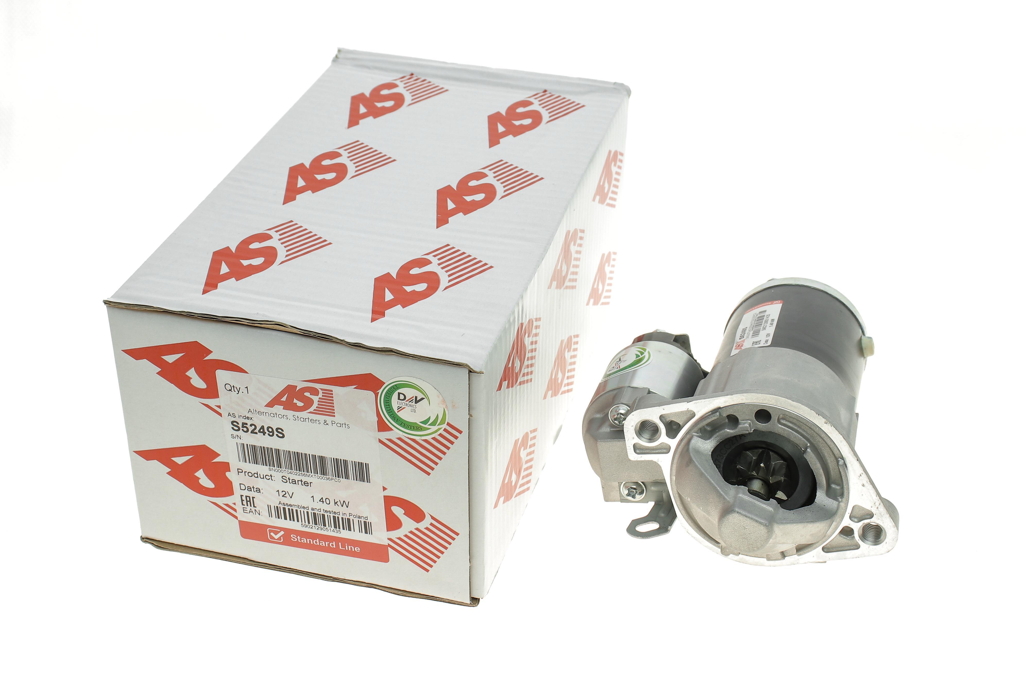 Стартер Mitsubishi Lancer VII 2.0 03-13/Outlander I 2.0/2.4 4WD 03-07 (12V/1.4kw) (z=8)