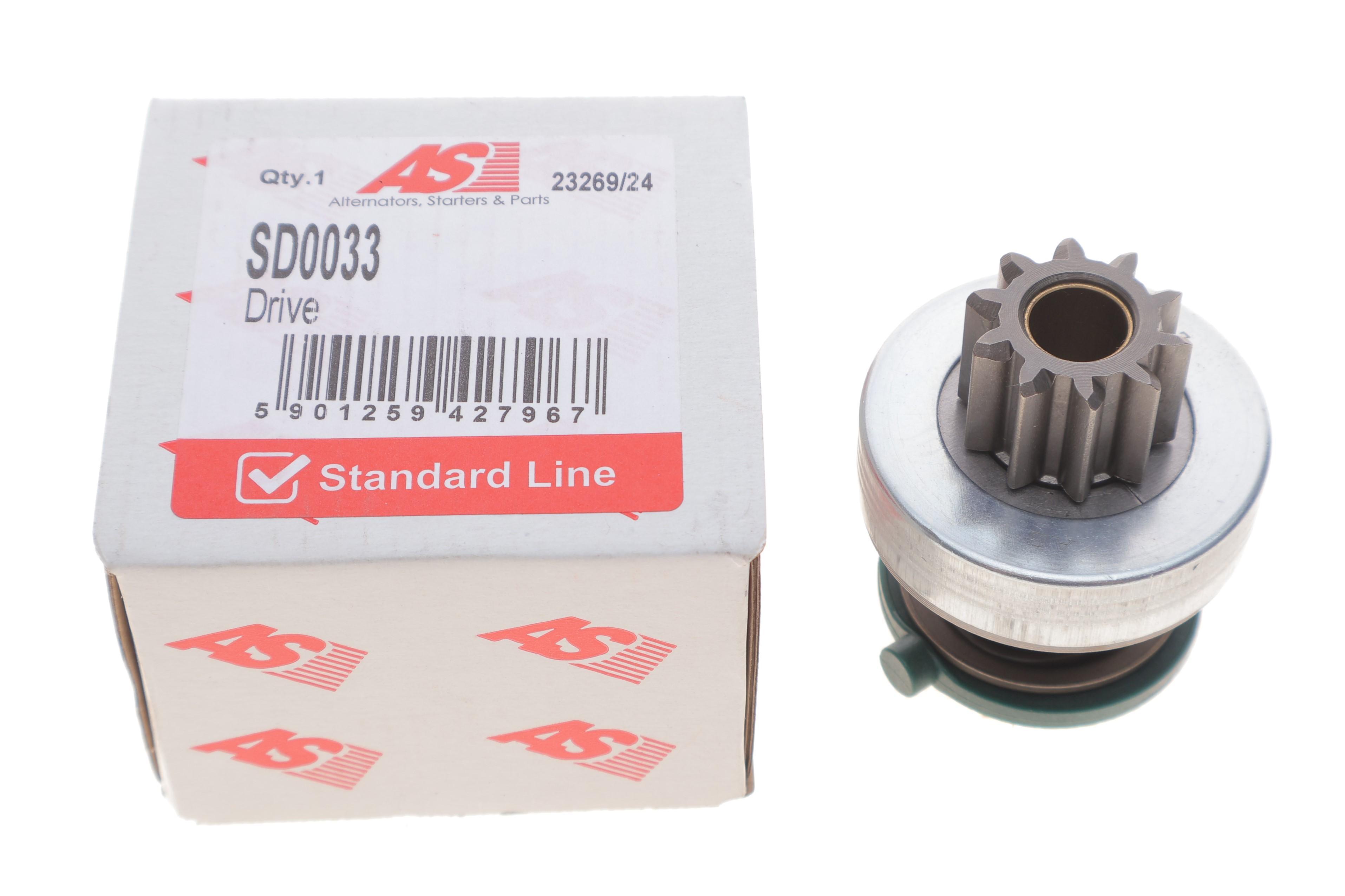 Бендикс стартера MB E-class (W124/W210) OM601-606 93-99 (z=10)