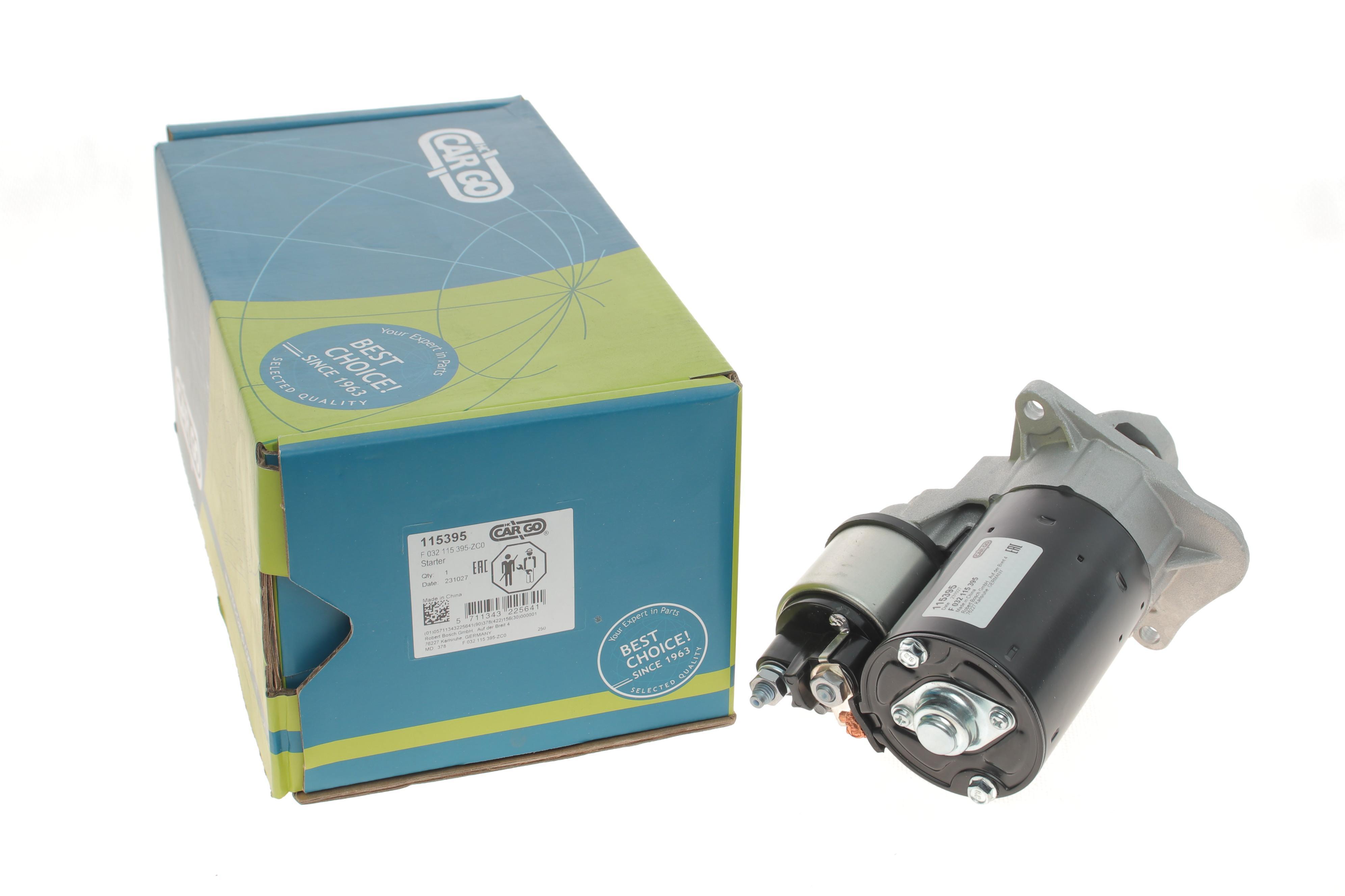 Стартер Opel Astra J/Zafira C 1.4 10- (12V/1.1 kw) (z=9) = 115395