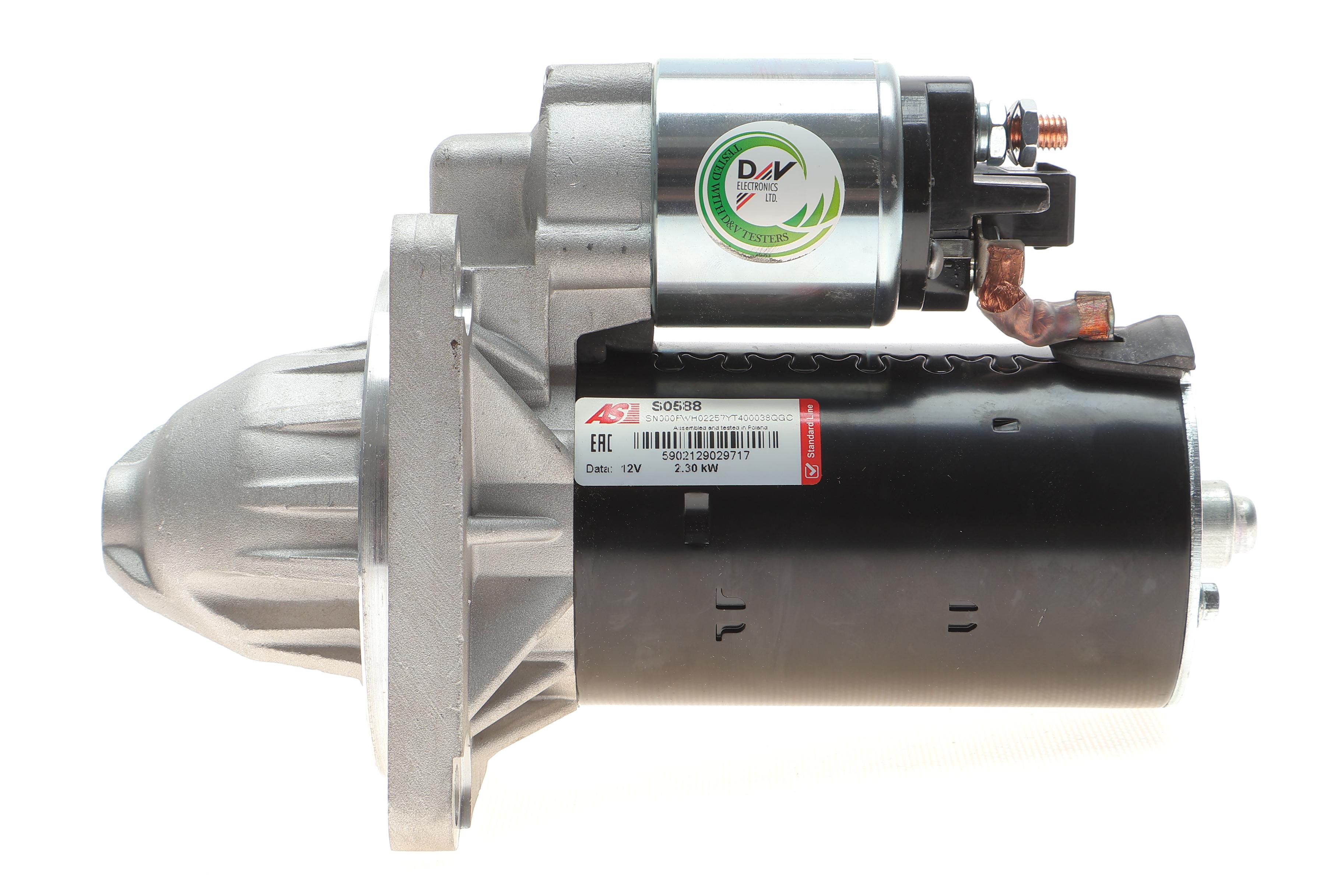 Стартер VW LT II 2.8 TDI 97-06 (2.3 kw) (z=9)