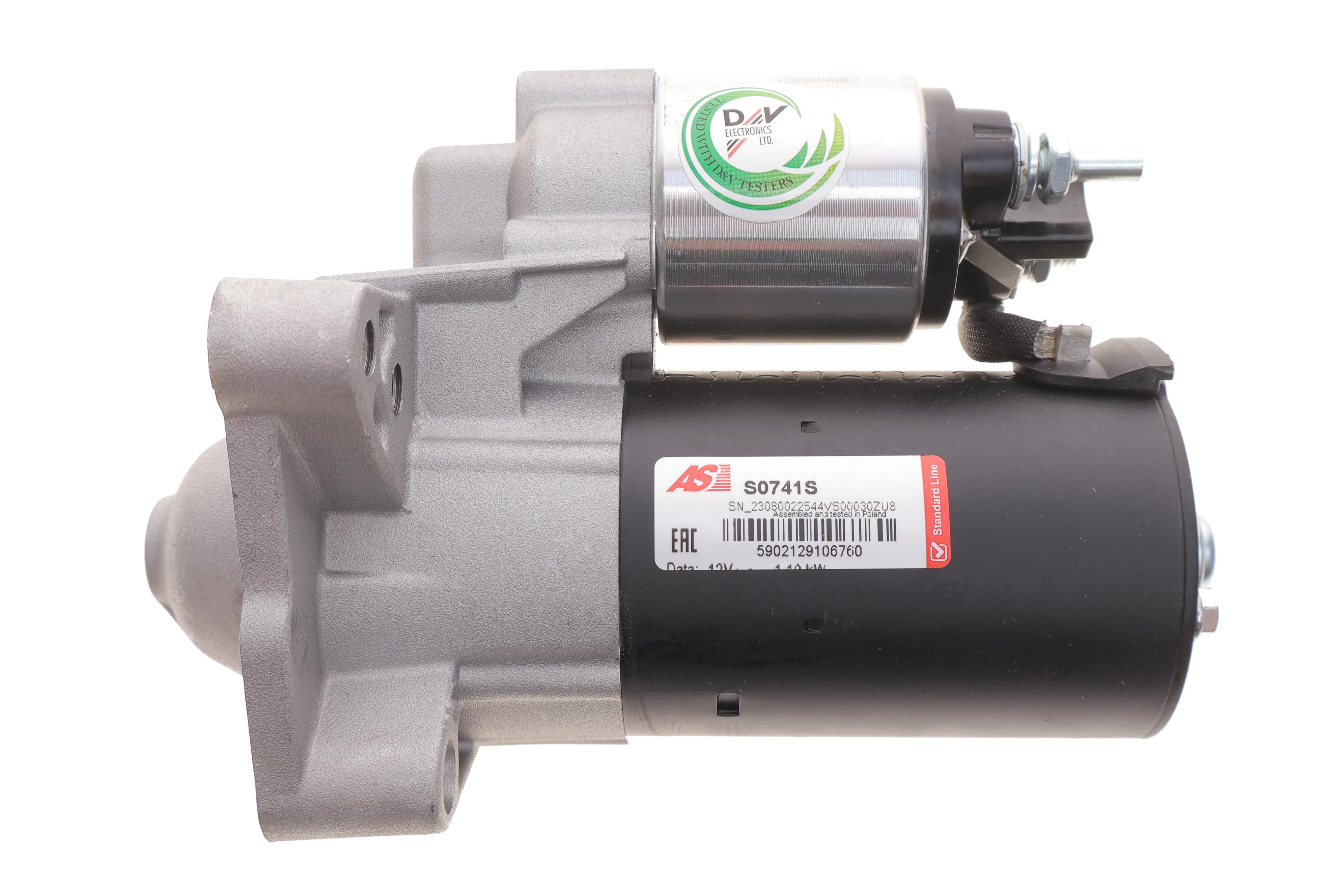 Стартер Renault Megane 2.0 03-16 (12V/1.1kw) (z=11)