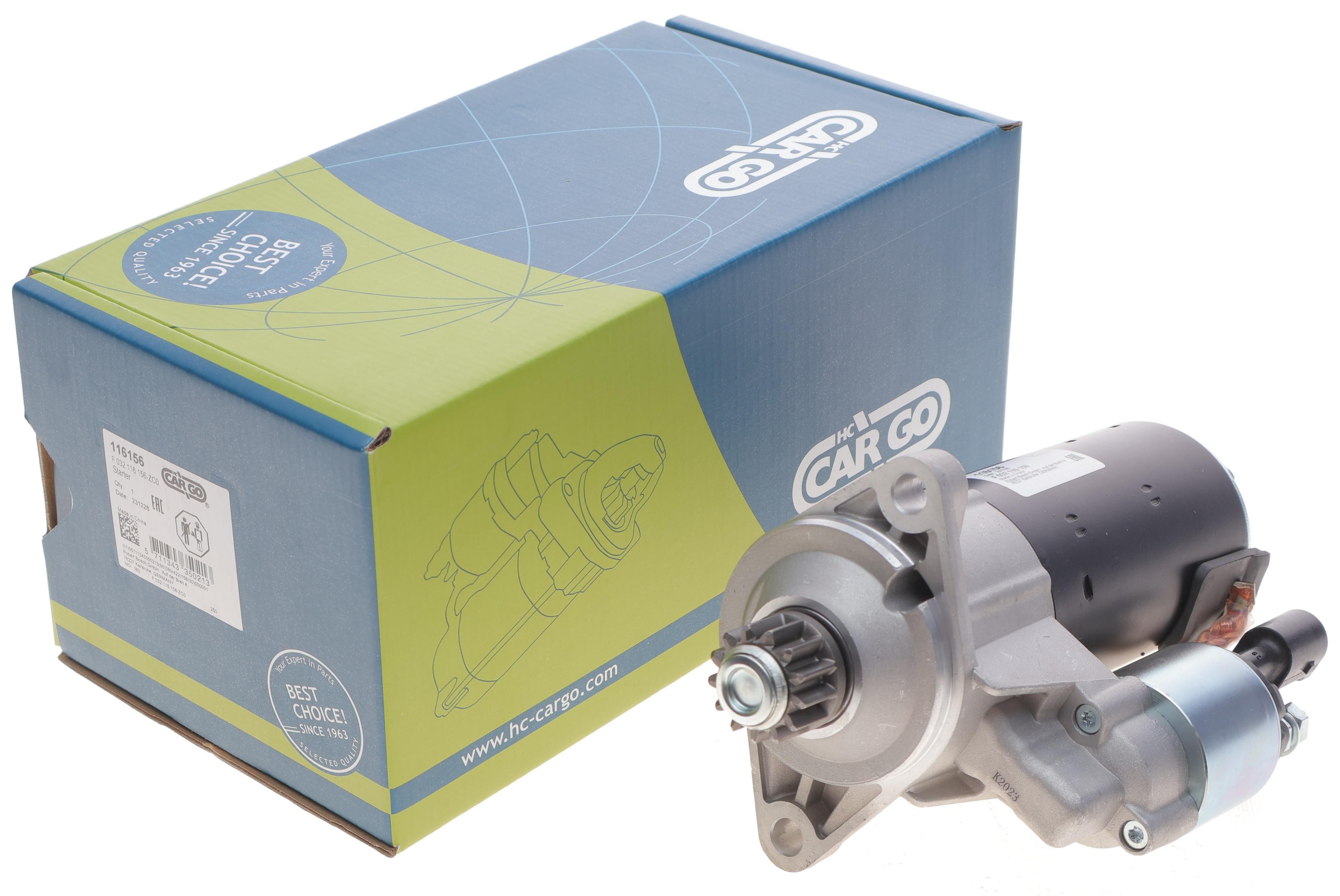 Стартер VW Caddy III/IV/V 12-/Passat B7 2.0 TDI 10-13 (12V/2kw) (z=13) = 116156