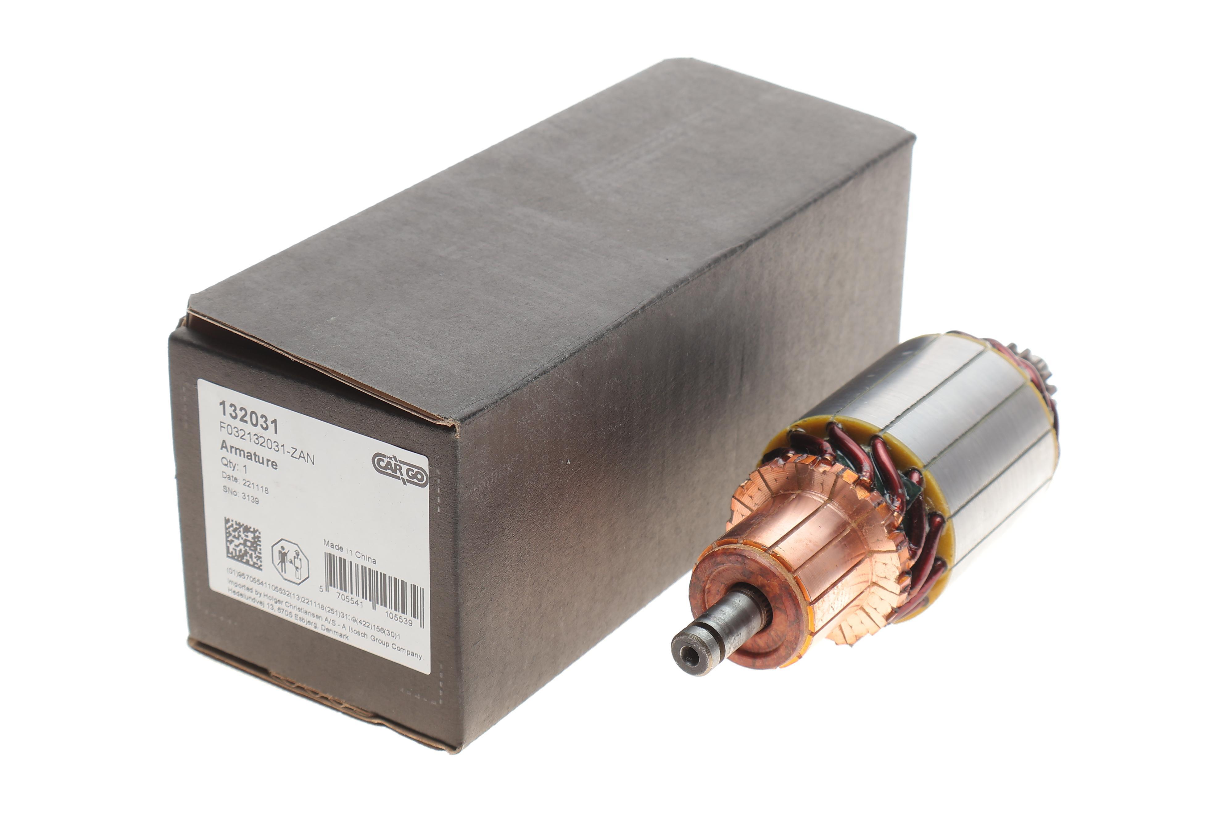 Якір стартера Fiat/Ford/MB/Rover/VW = 132031