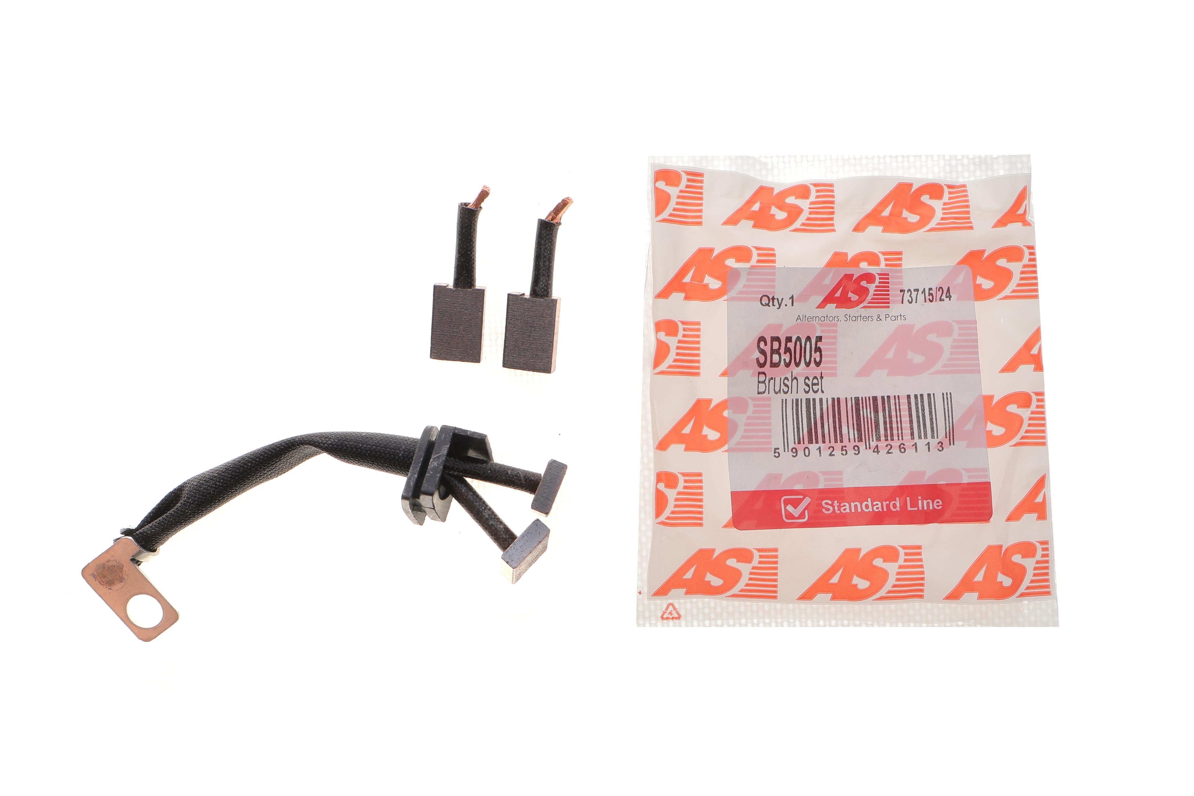 Щітки стартера Mitsubishi Galant VIII 2.0/2.4 96-04/Lancer VII 2.0 03-13 (12V) (4.5x12x17.5)