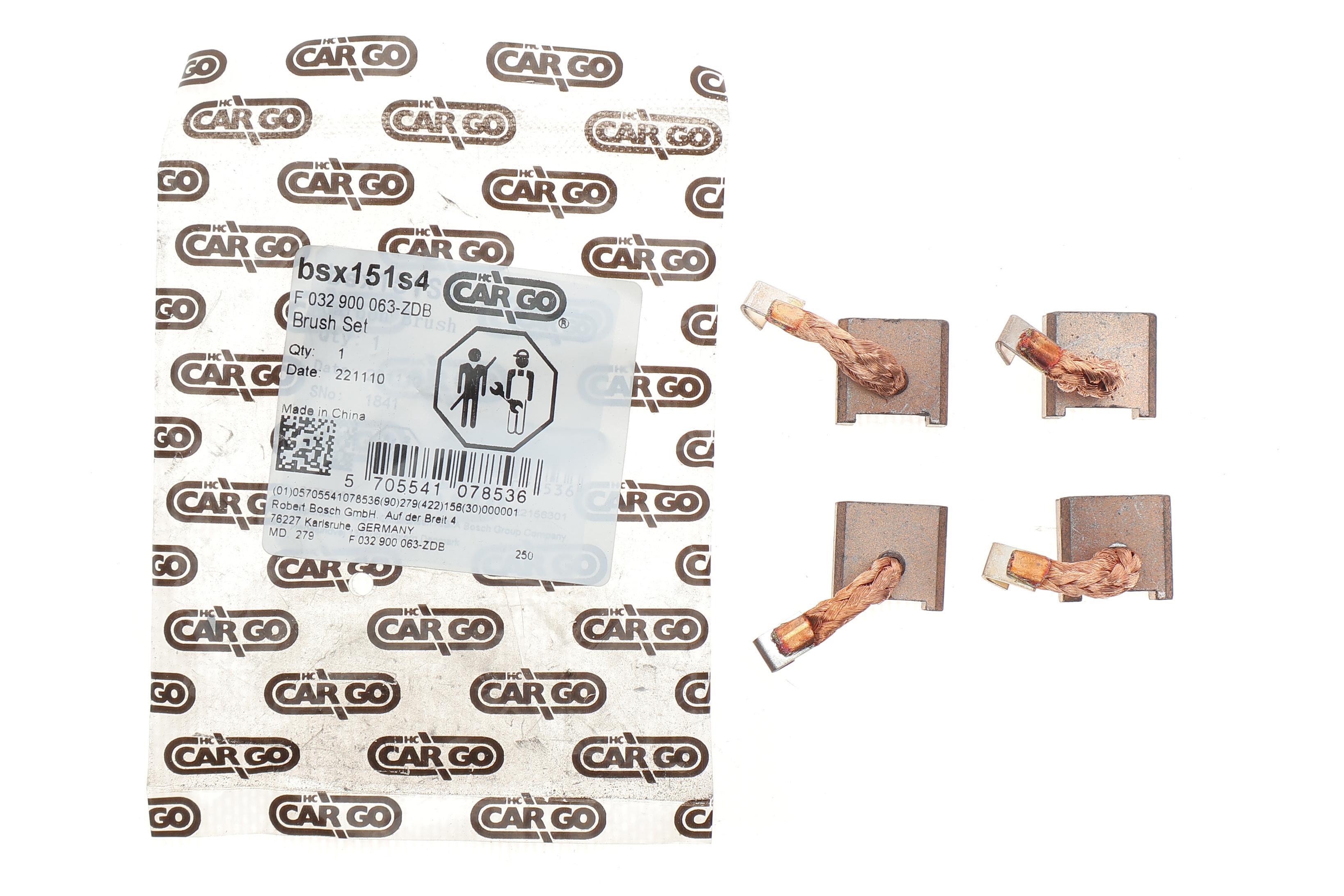 Щітки стартера Citroen Jumper 2.8 D/Peugeot Boxer 2.5 D = BSX151S4