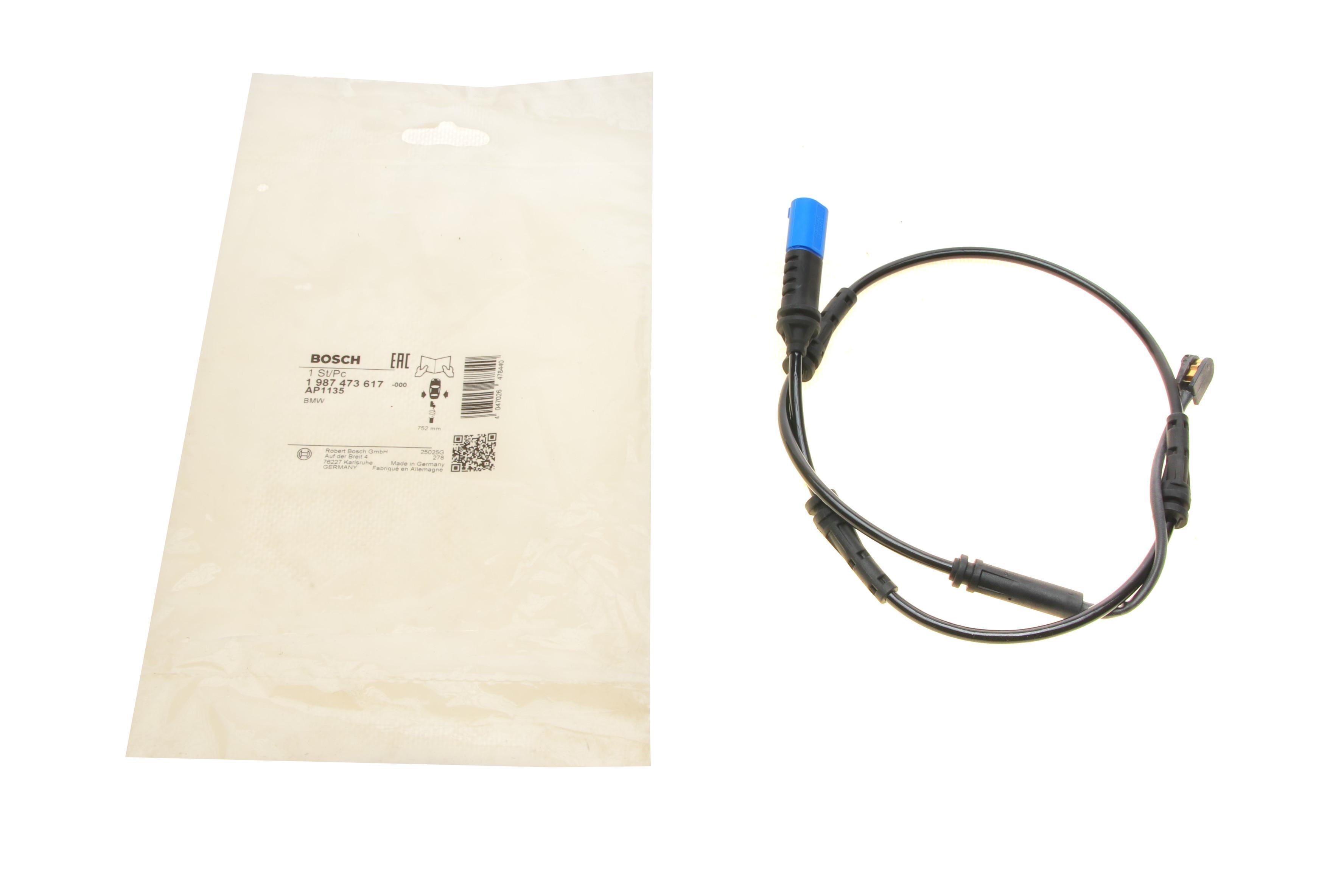 Датчик зносу гальмівних колодок (задніх) BMW X5 (G05/F95)/X7 (G07)/X6 (G06/F96) 18- (752mm)