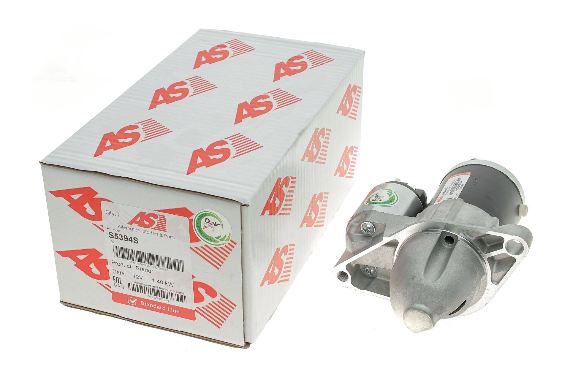 Стартер Jeep Cherokee 2.4 13- (12V/1.4KW) (z=10)