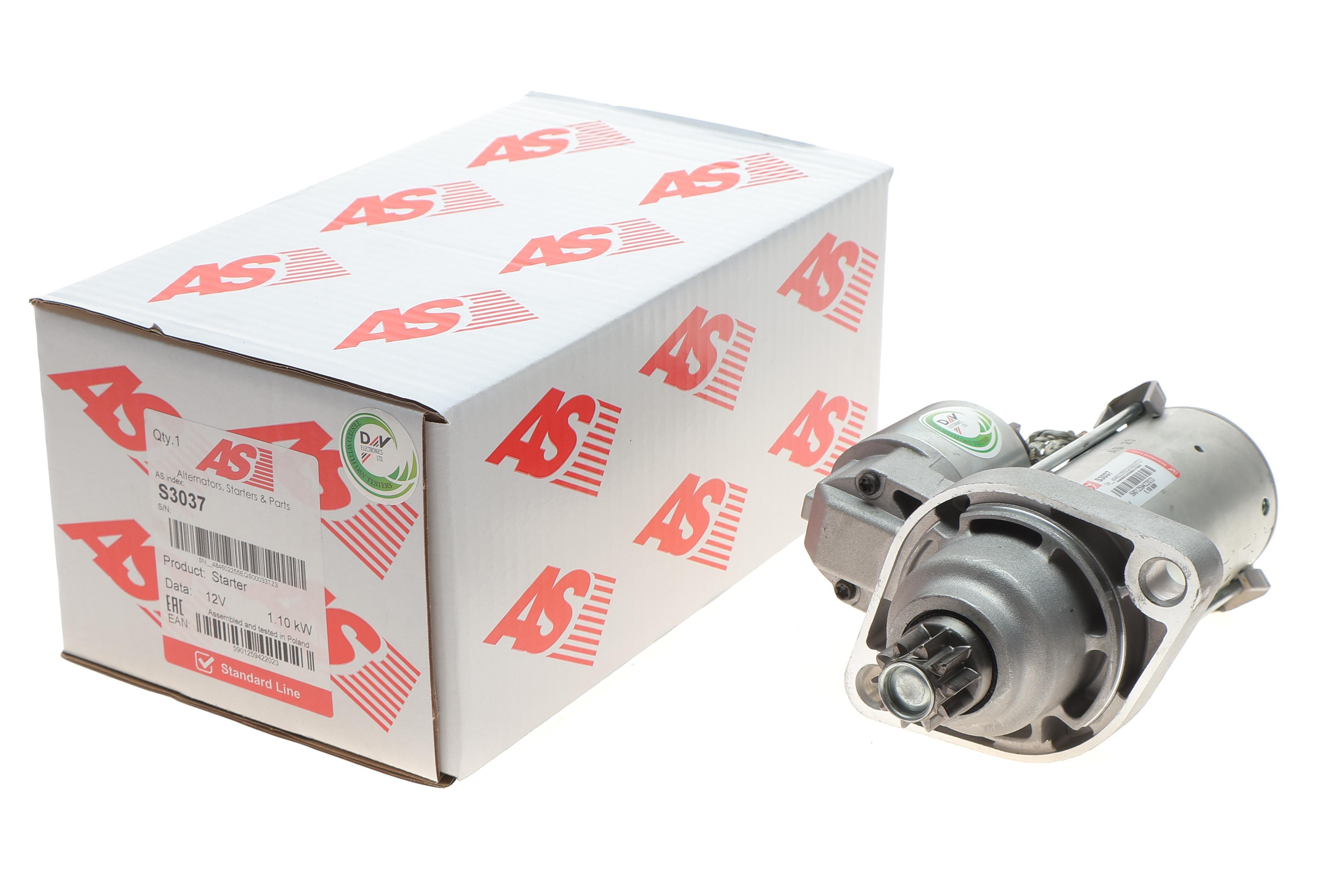 Стартер Audi A3/Skoda Fabia/Superb/Yeti/VW Golf/Passat 1.6 TSI/1.8/2.0 FSI 05-12 (1.1kw)(z=10)