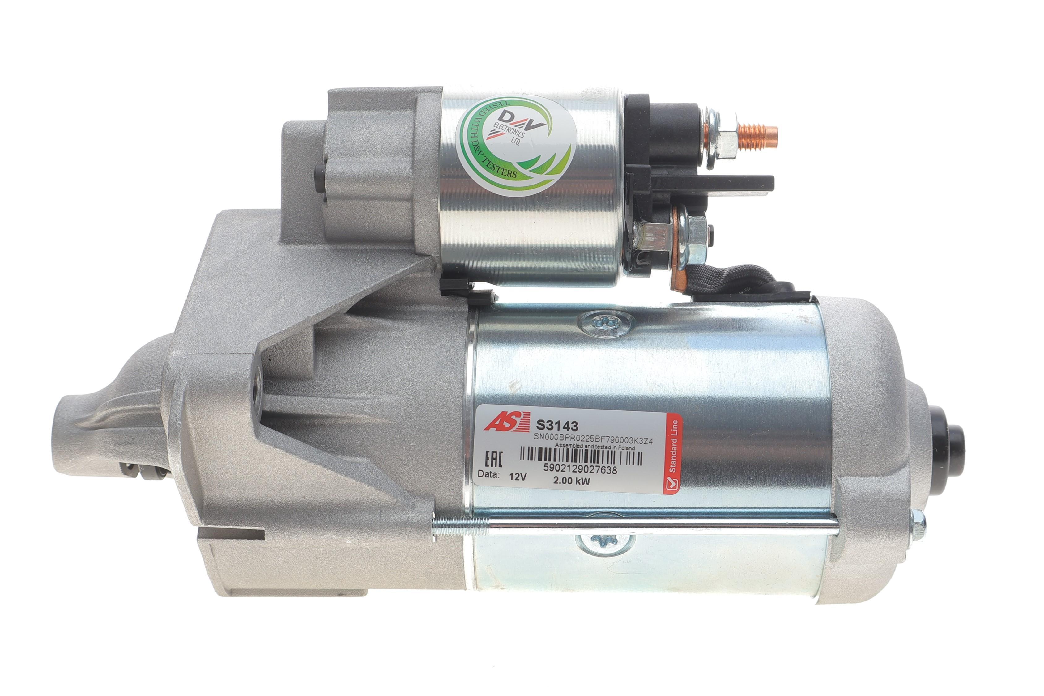 Стартер Renault Megane III/Scenic III 1.6 dCi 11-16 (12V/2kw) (z=12)