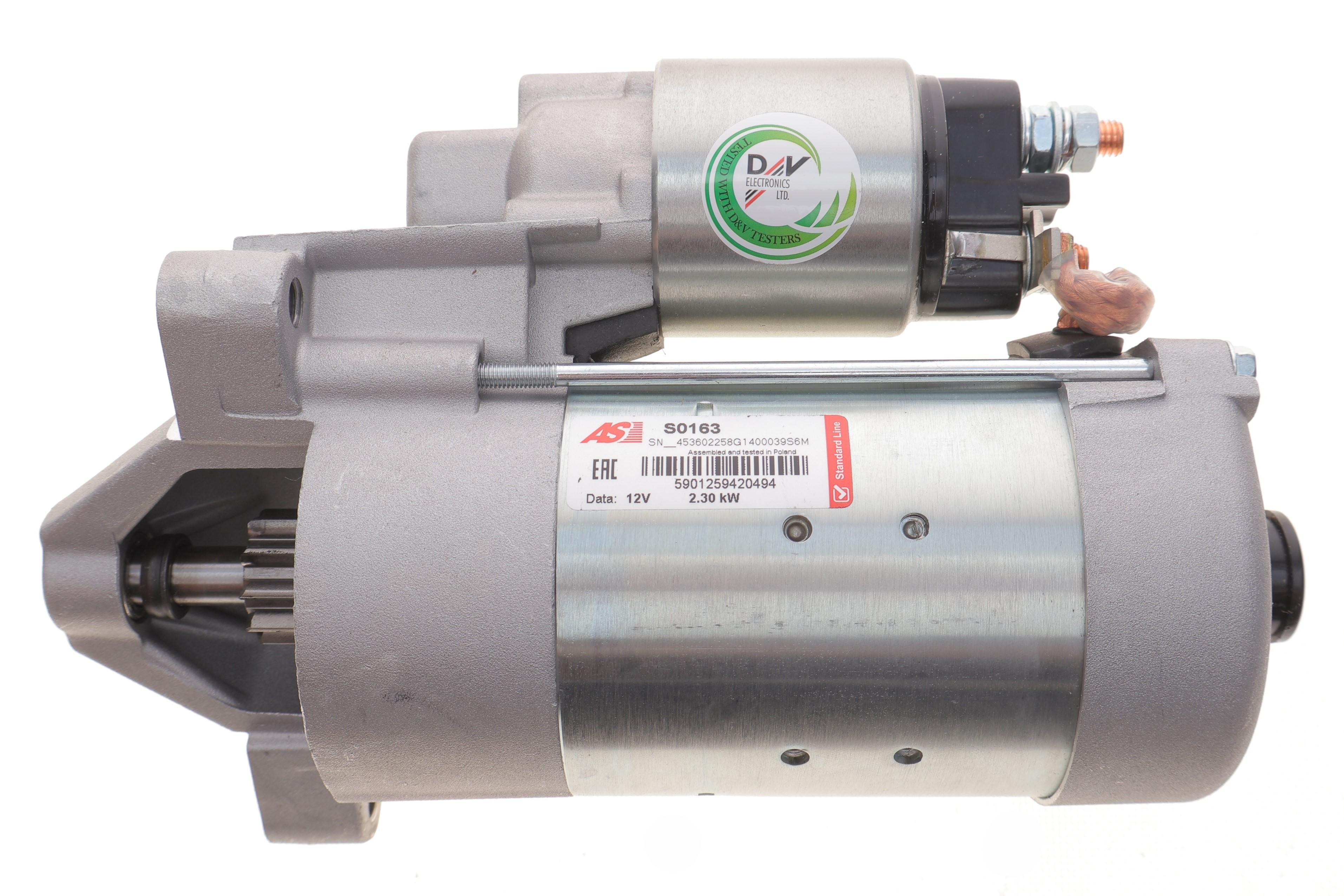 Стартер Citroen Jumper/Peugeot Boxer 2.0/2.2/2.5 HDi 97-06 (12V/2.3kw) (z=10)