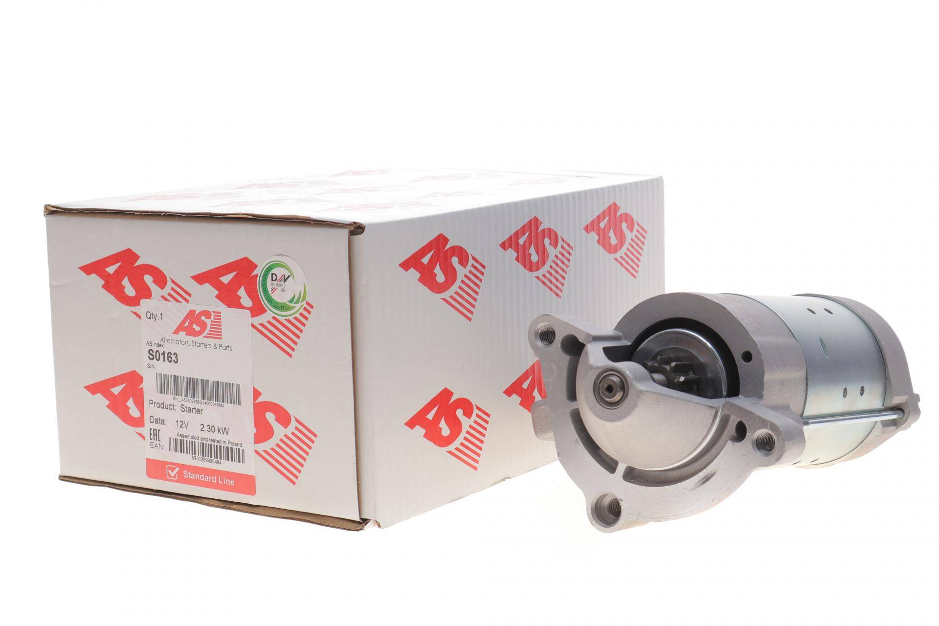 Стартер Citroen Jumper/Peugeot Boxer 2.0/2.2/2.5 HDi 97-06 (12V/2.3kw) (z=10)