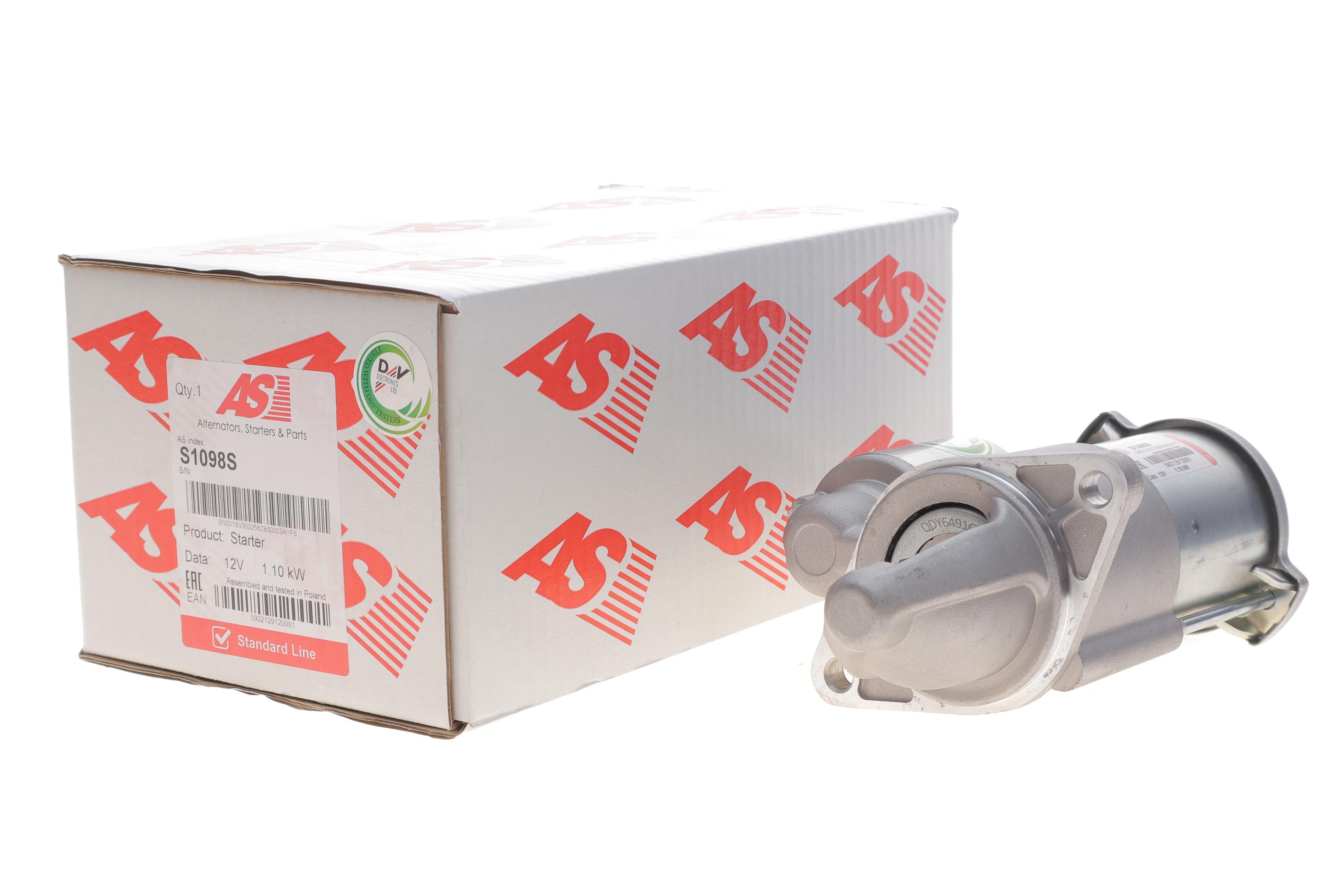 Стартер Opel Astra G/H/J/Combo/Insignia A 1.4-1.8 02- (12V/1.4kw) (z=9)