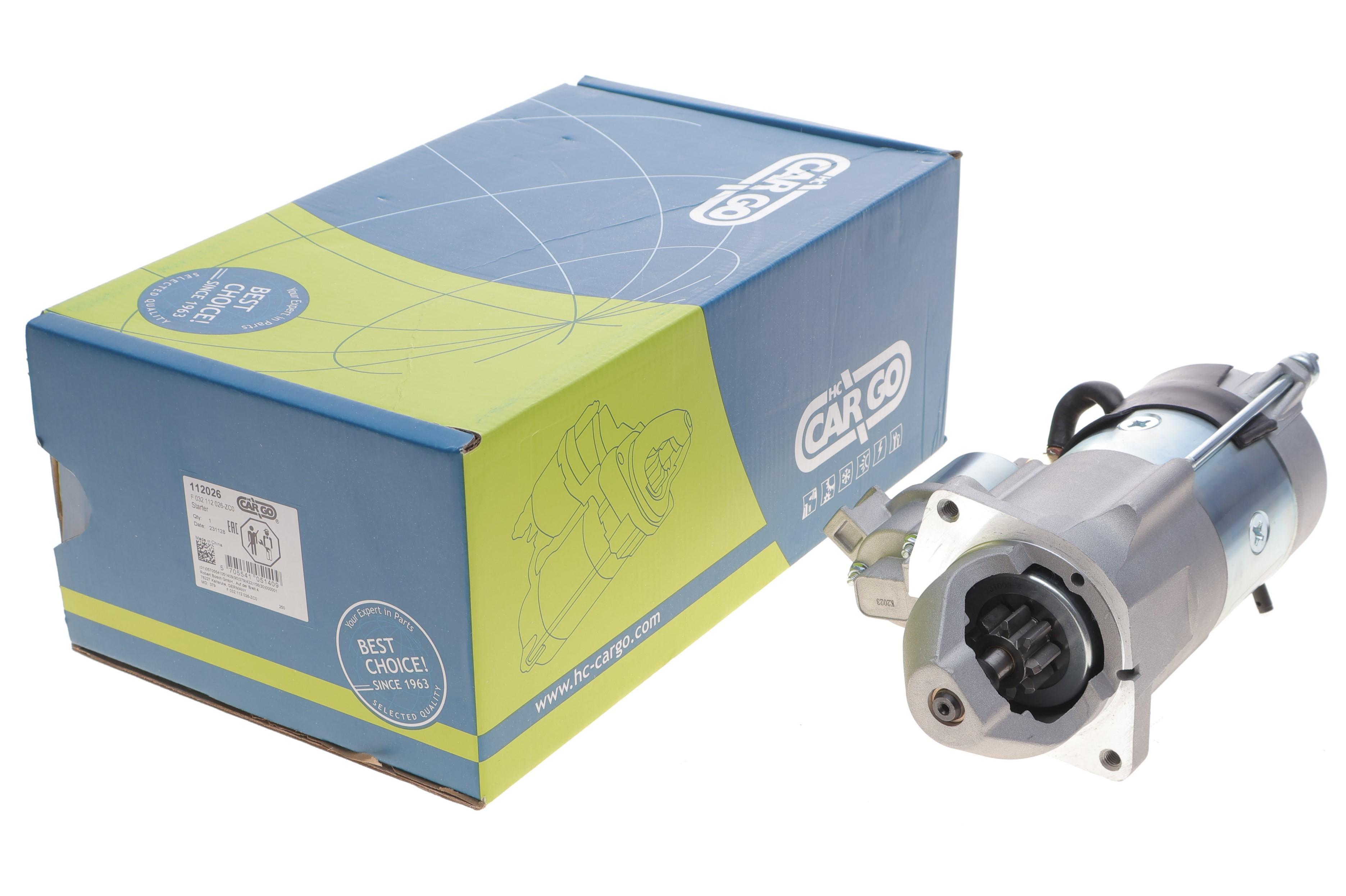 Стартер Citroen Jumper/Fiat Ducato/Peugeot Boxer 2.8HDi 99- (2.6kw) (z=9) = 112026