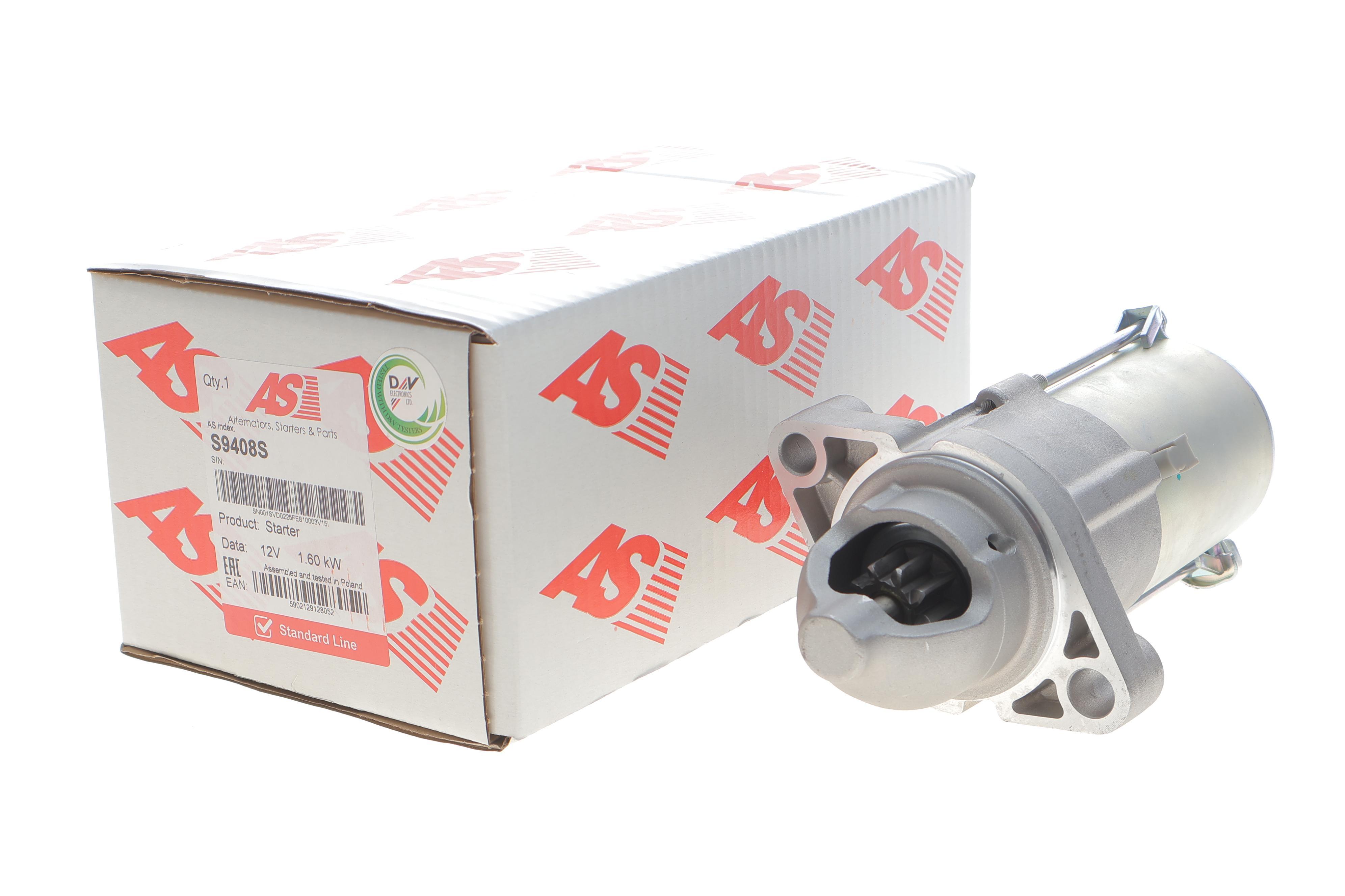 Стартер Honda CR-V 2.4 AWD 12- (12V/1.6kw) (z=9)