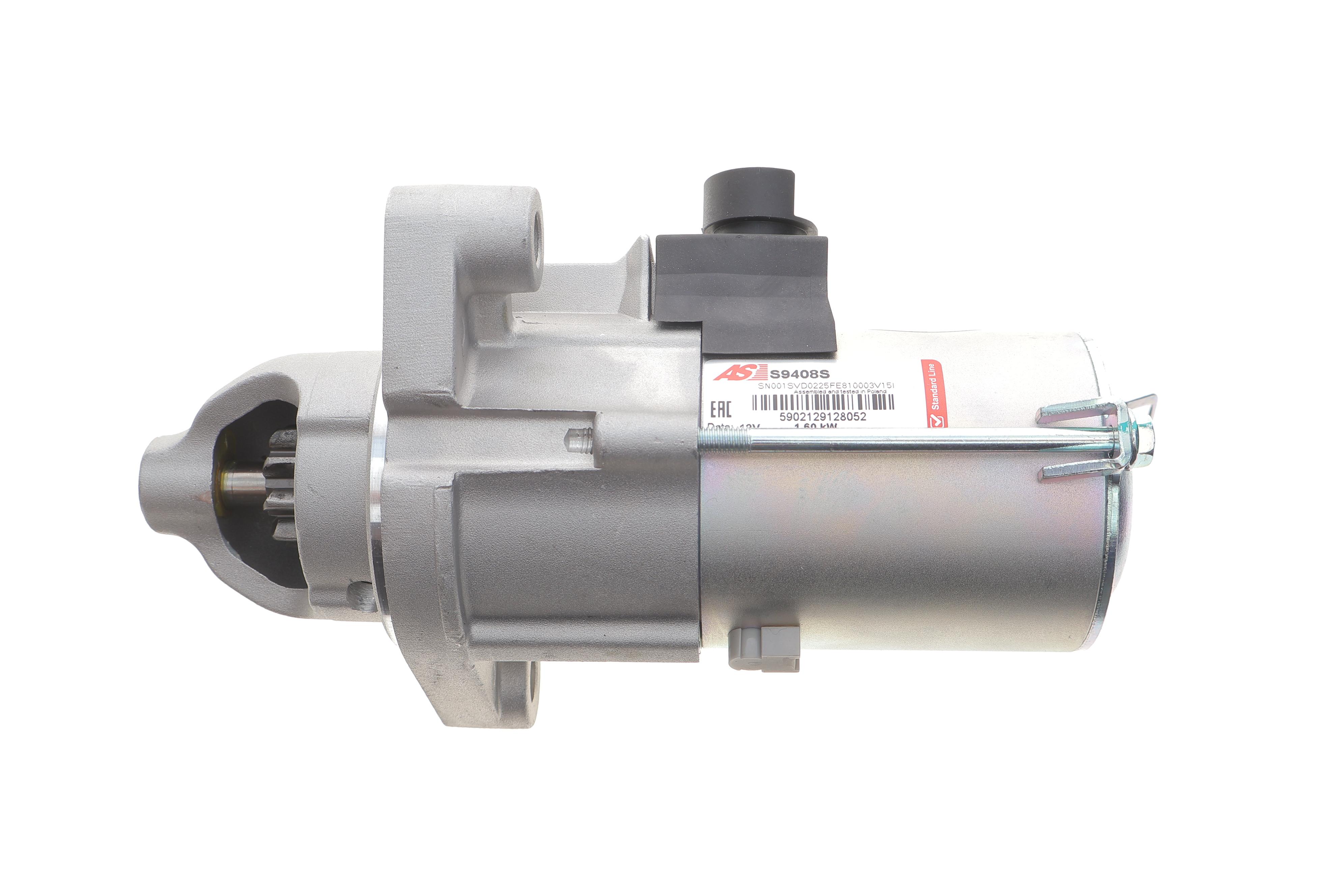 Стартер Honda CR-V 2.4 AWD 12- (12V/1.6kw) (z=9)