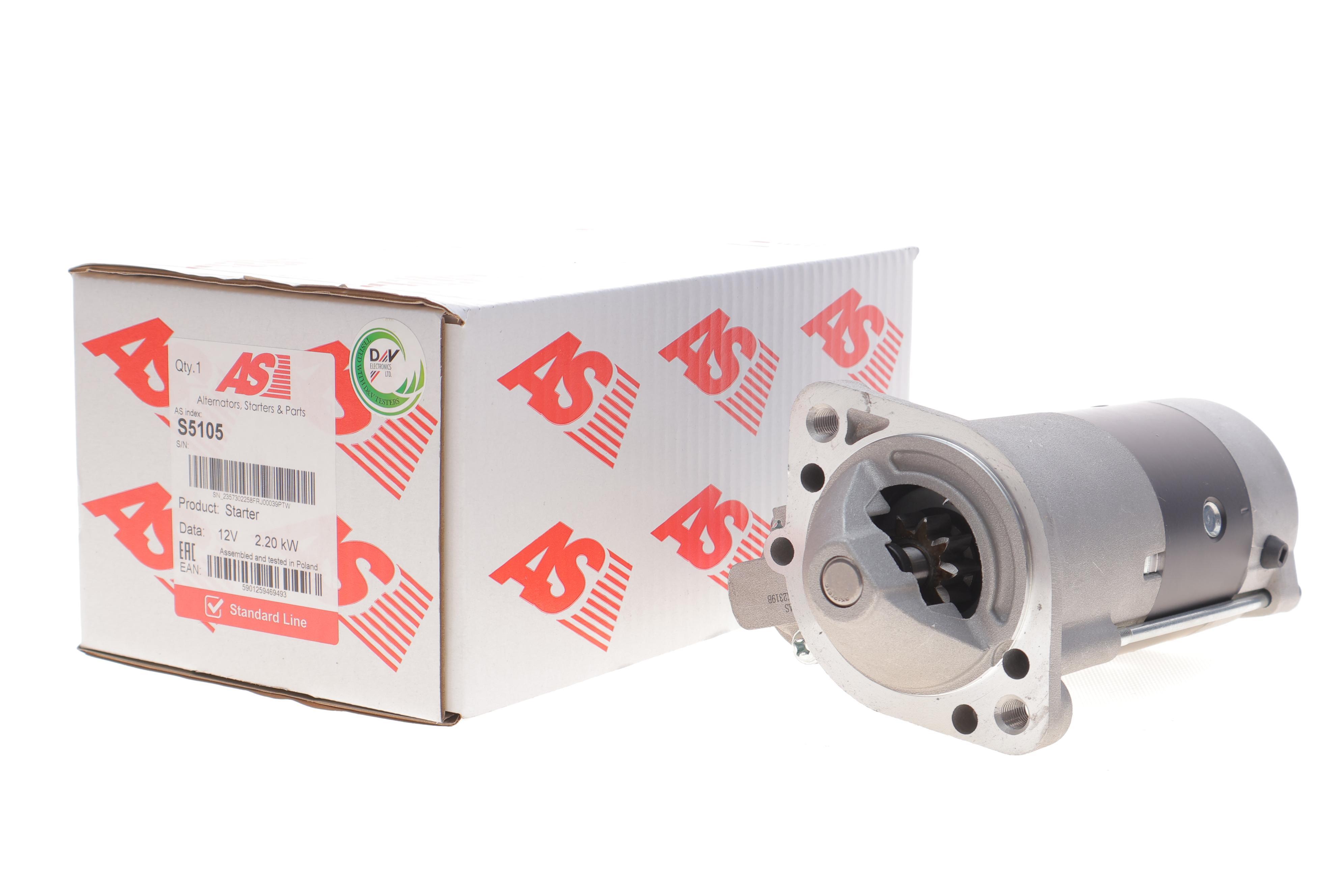 Стартер Mitsubishi Pajero II/L200/Hyundai H-1 2.5 TD 00-07 (12V/2.2kw) (z=10)