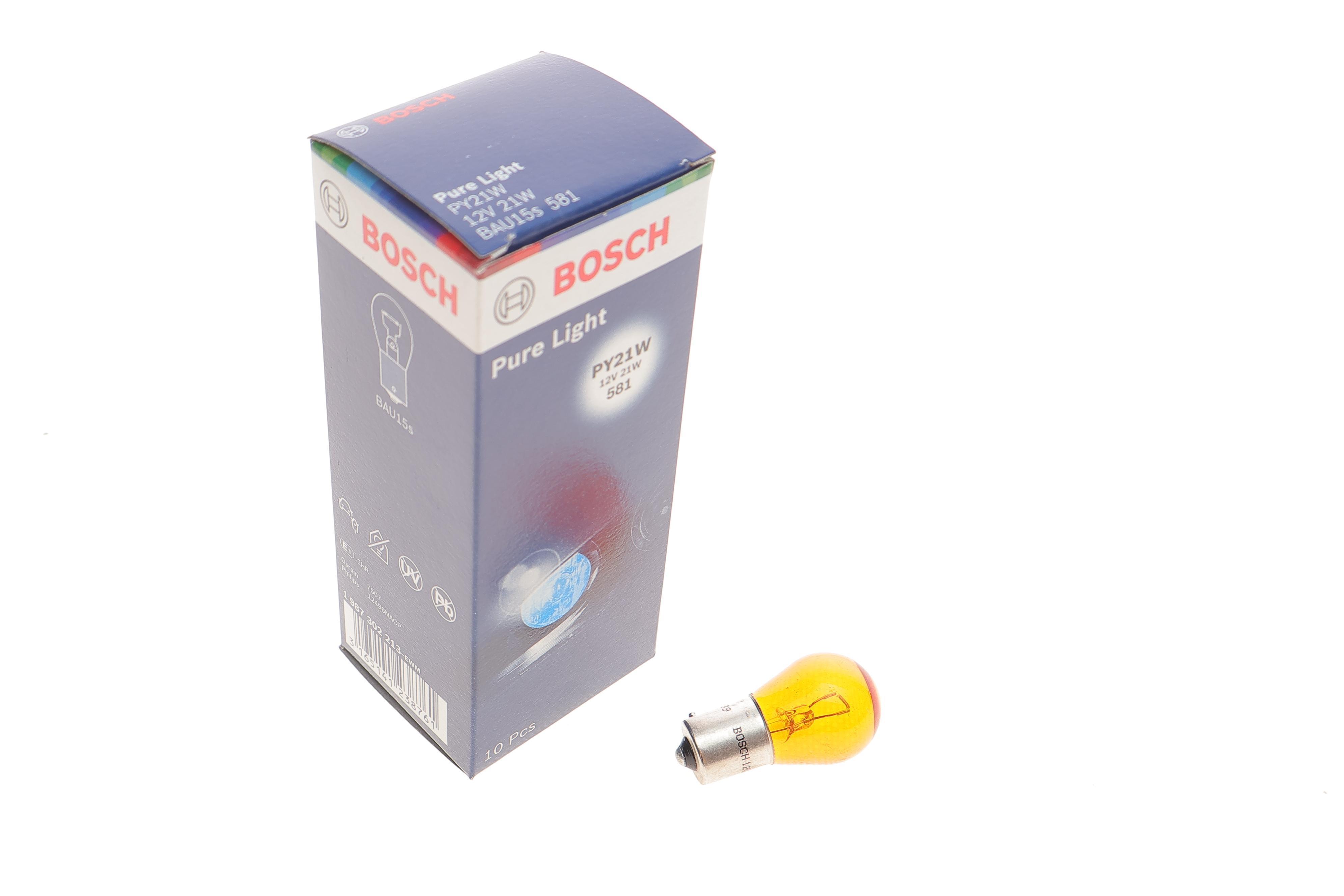 Автолампа PY21W 12V 21W BAU15s