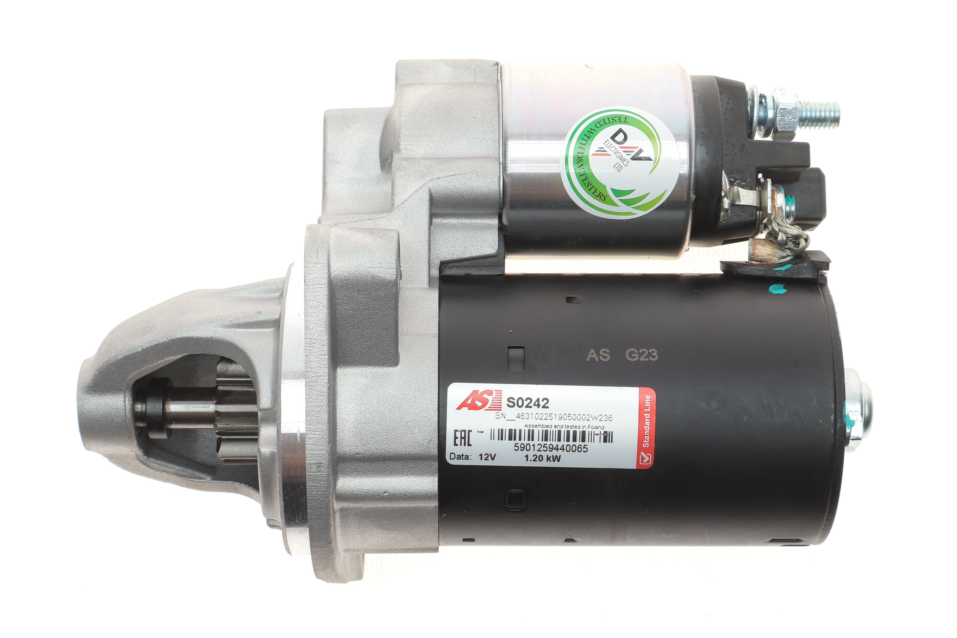 Стартер BMW 5 (E60/F10) 03-16 (N20/N55/N52/N53) (1.2kw) (z=9)