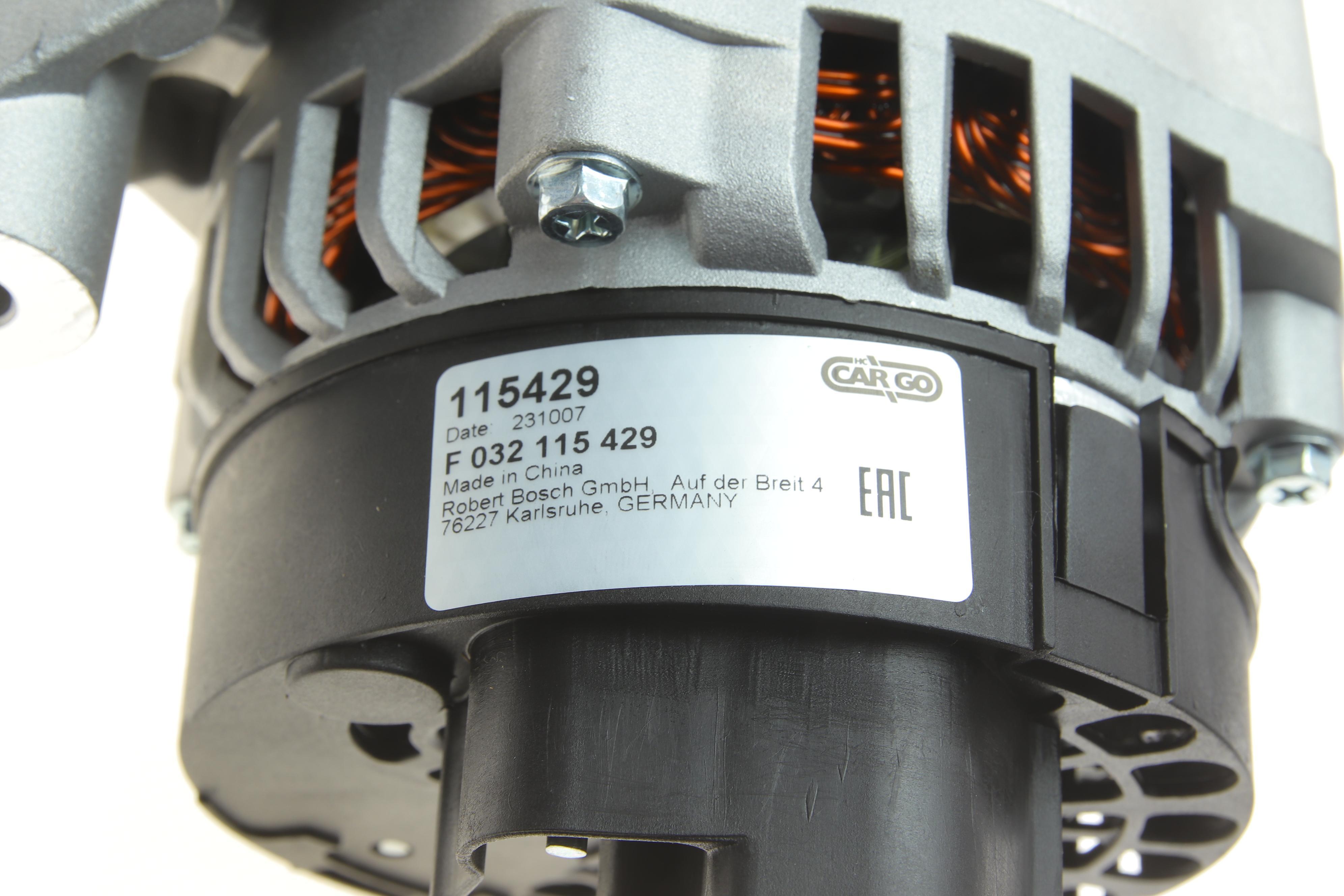 Генератор Fiat Doblo/Ducato/Opel Combo 1.6/2.0D 10- (14V/120A) = 115429