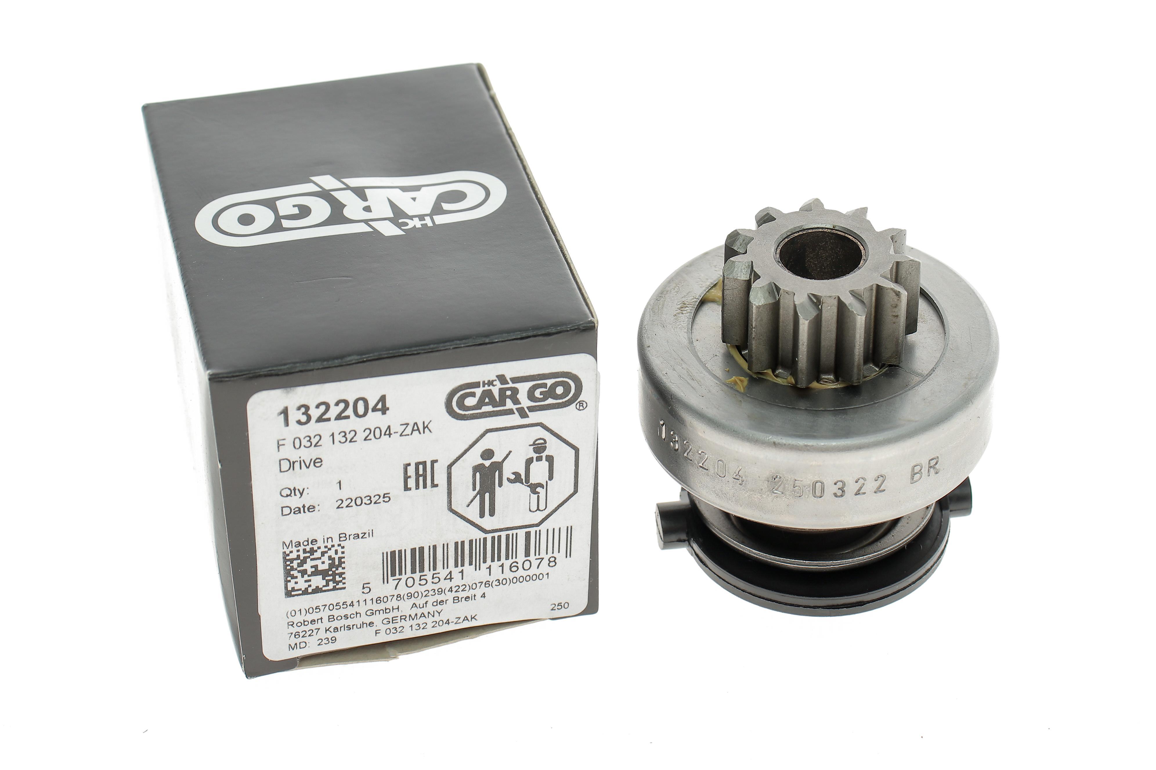 Бендикс стартера Citroen Jumper 1.9 D (z=11) = 132204