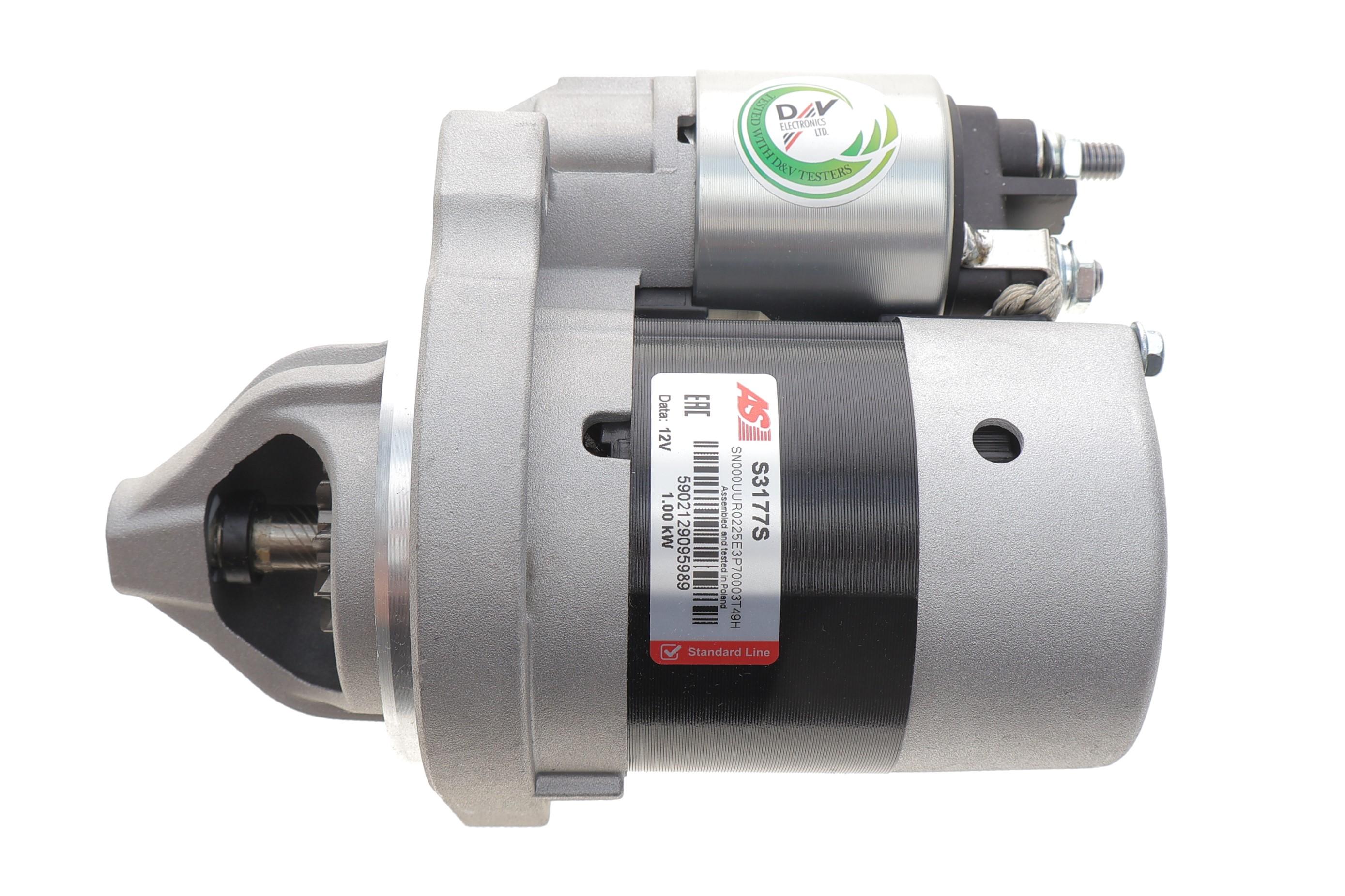 Стартер Ford Transit Connect 1.0 EcoBoost 13-/Jeep Compass 1.4 17- (1.0kw) (z=11)