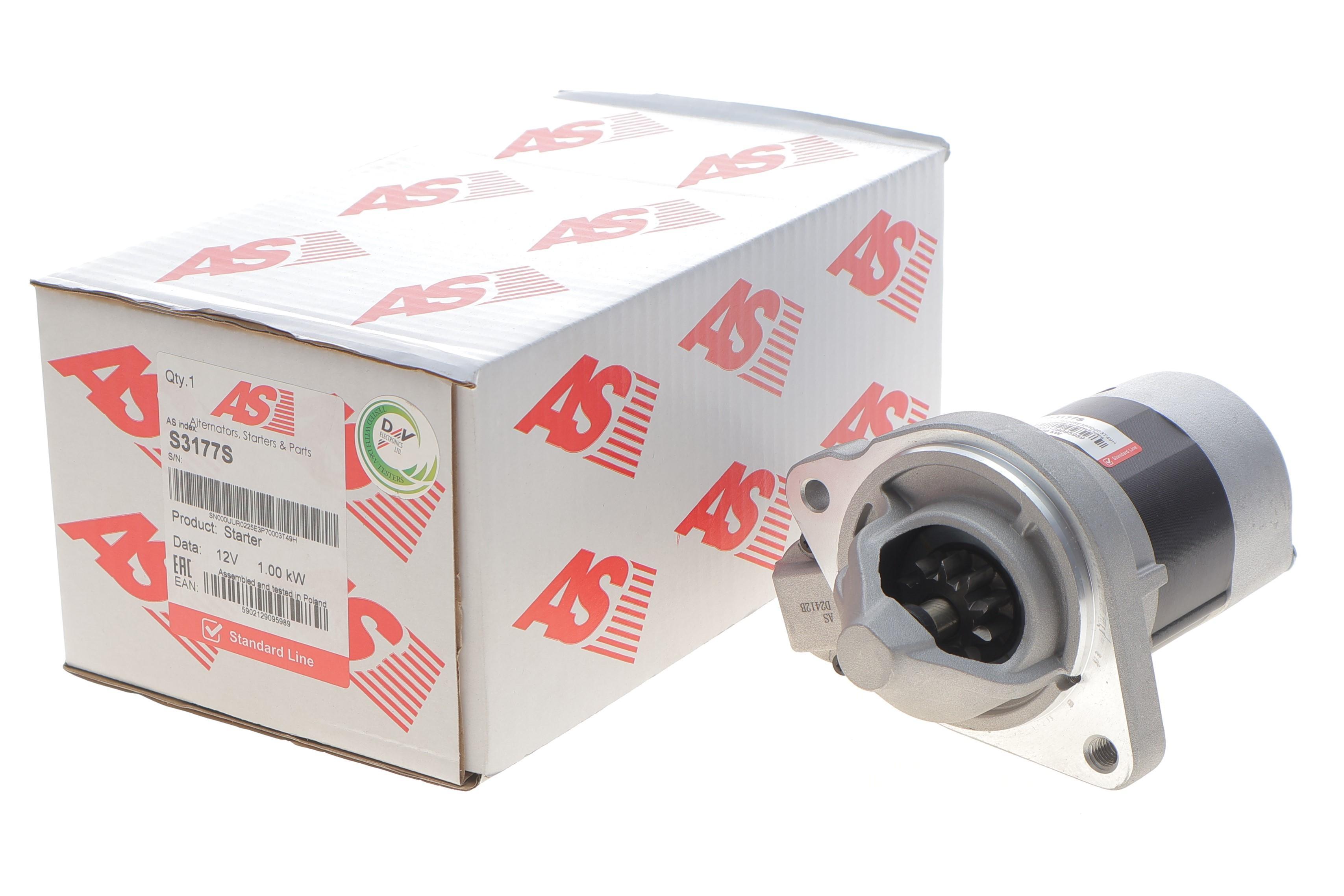 Стартер Ford Transit Connect 1.0 EcoBoost 13-/Jeep Compass 1.4 17- (1.0kw) (z=11)