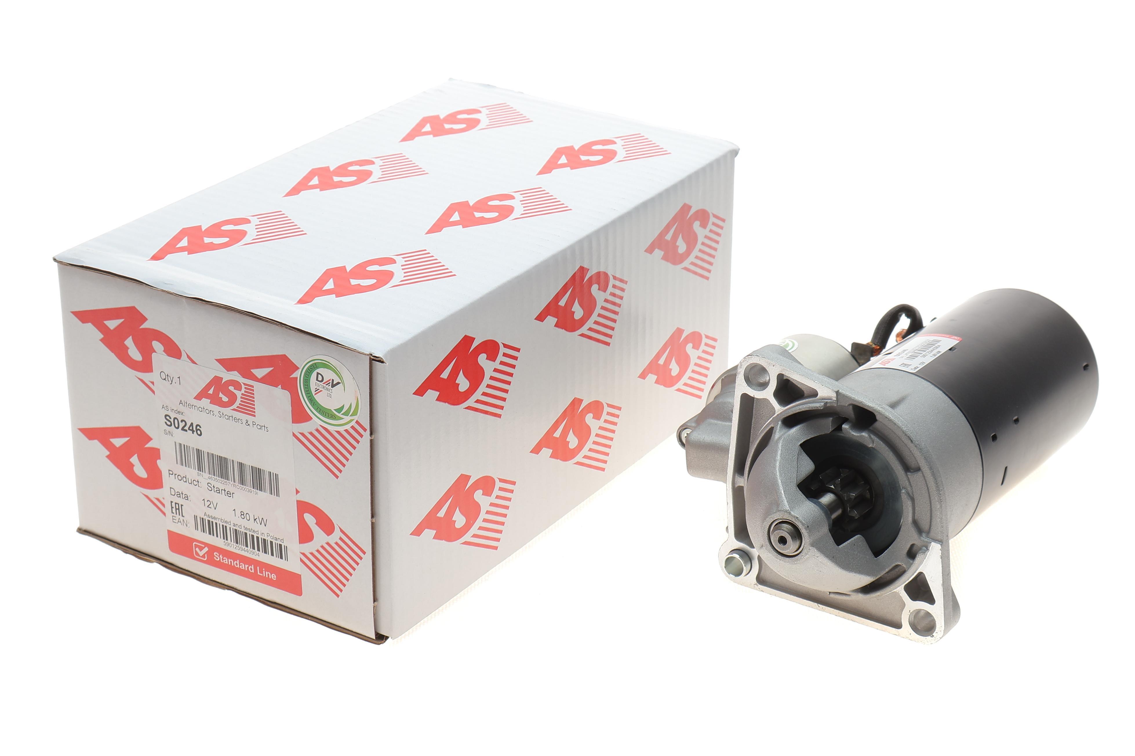 Стартер Fiat Doblo 1.9 D 01- (12V/2.0kw) (z=9)