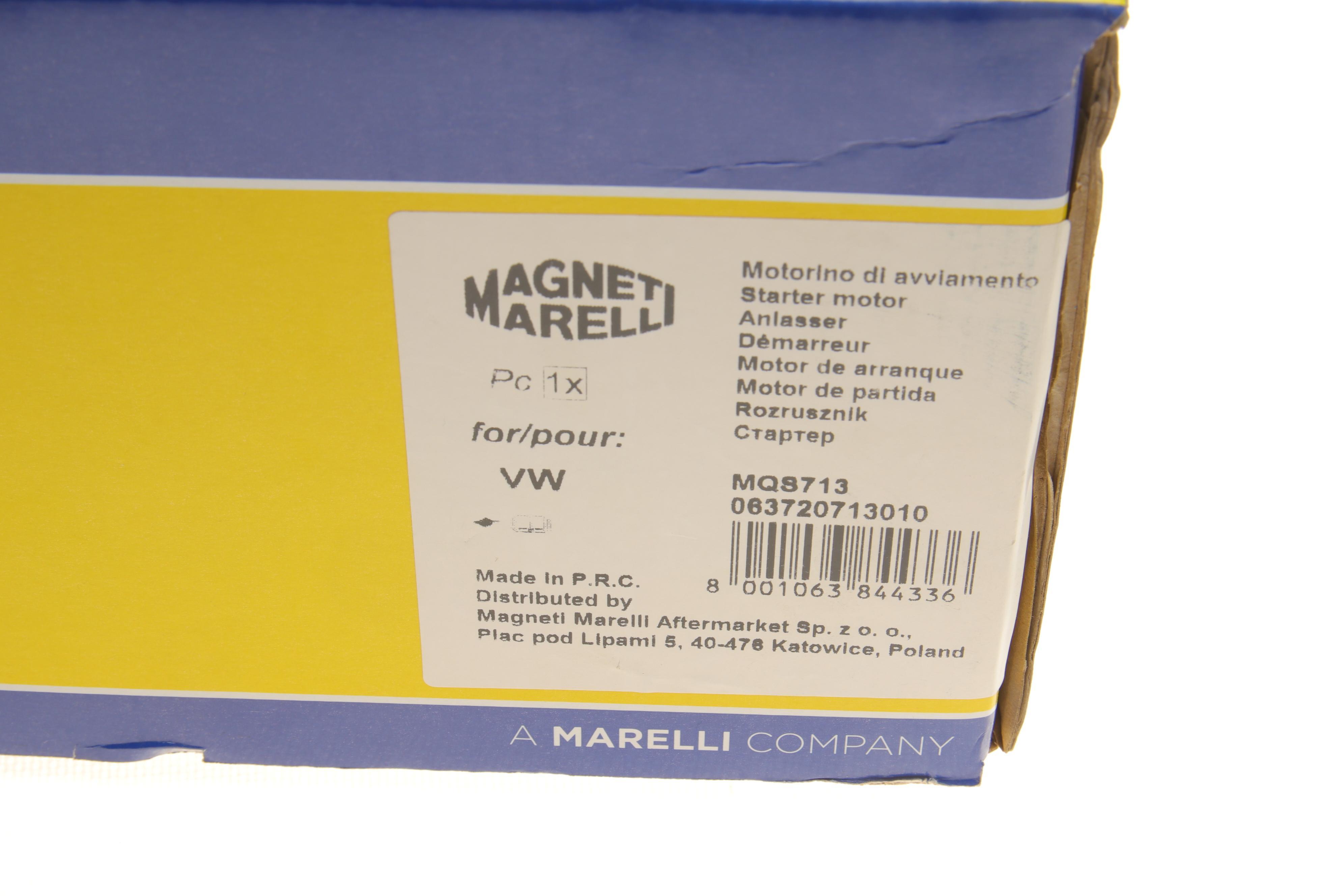 Стартер Skoda Octavia I 1.9 SDI/TDI/MB V-class (638) 2.8 (1.7kw) (z=9)