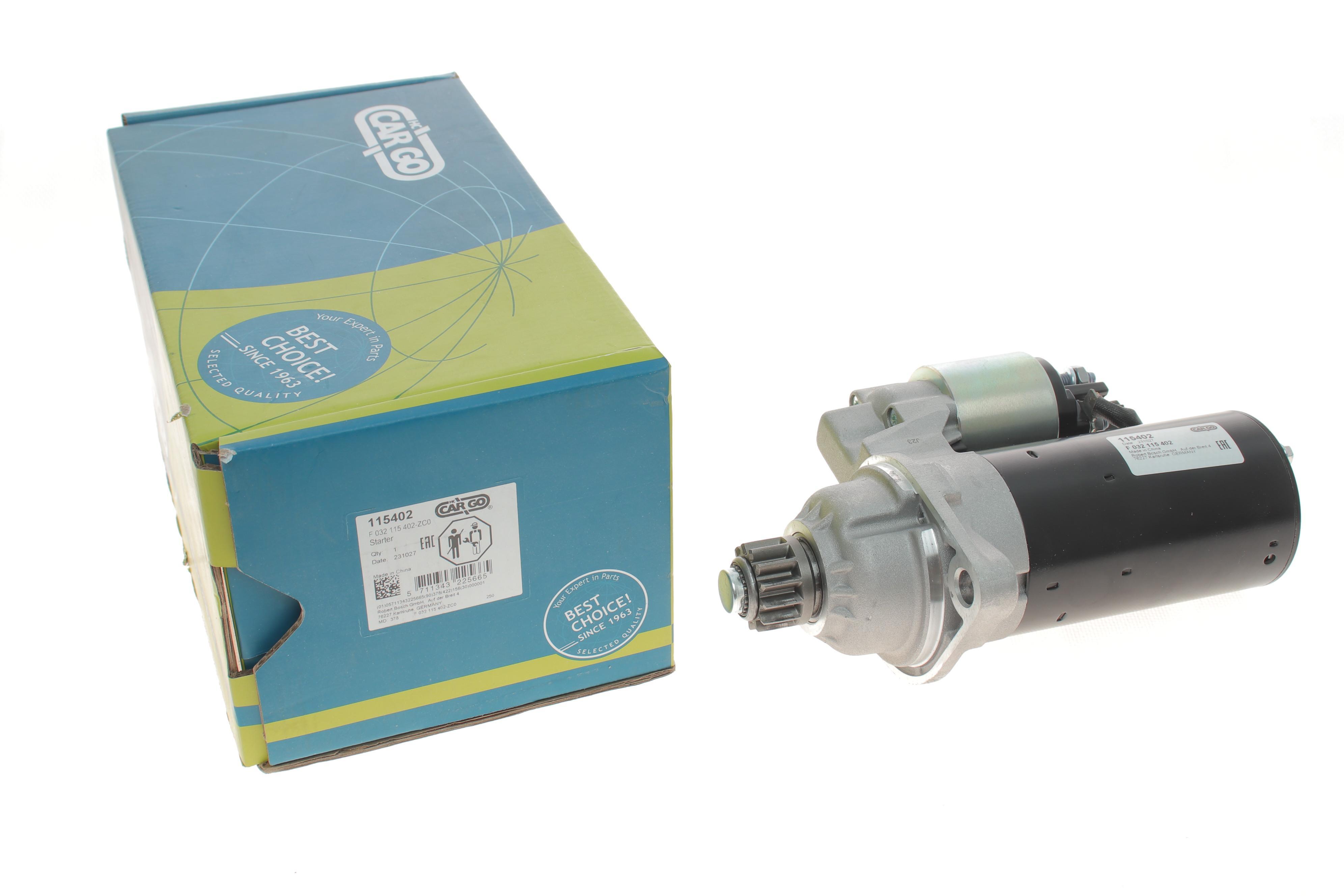 Стартер VW Caddy 2.0 TDI 10-/T5 2.0 BiTDI 09-15 (12V/1.8kw) (z=13) = 115402