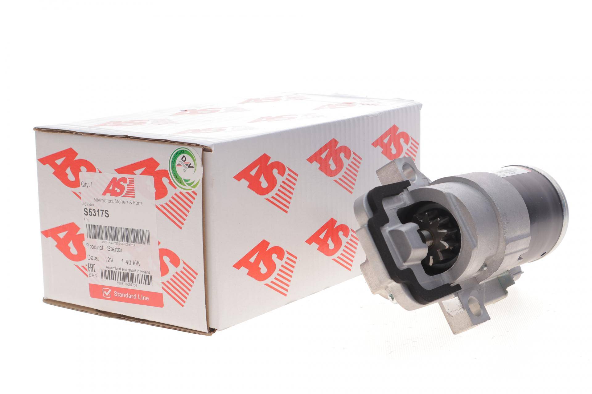 Стартер Mazda 3/6/CX-7 06-14 (12V/1.4KW) (z=11)