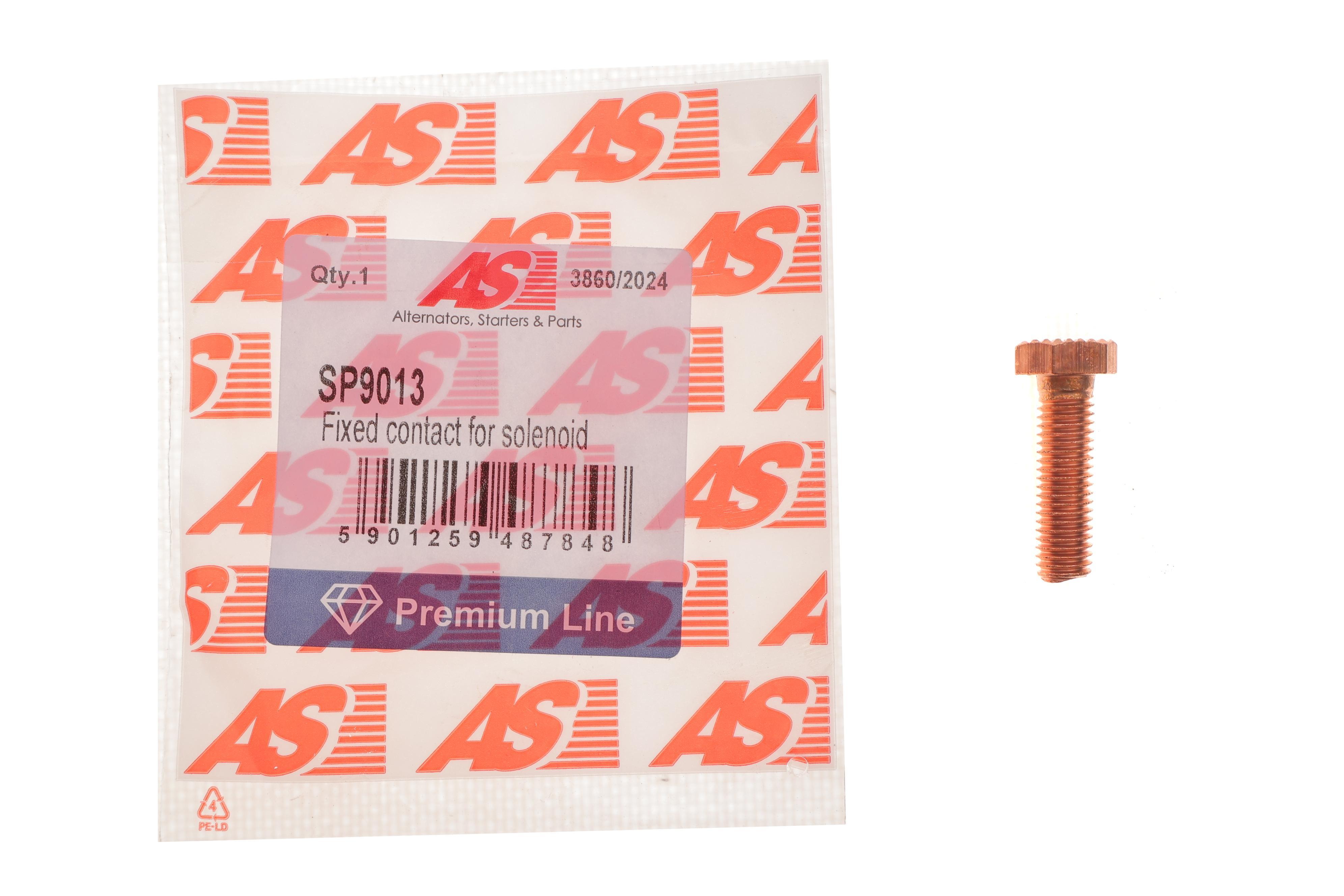 Клема втягуючого реле стартера (d=12.8mm/L=34.8mm)