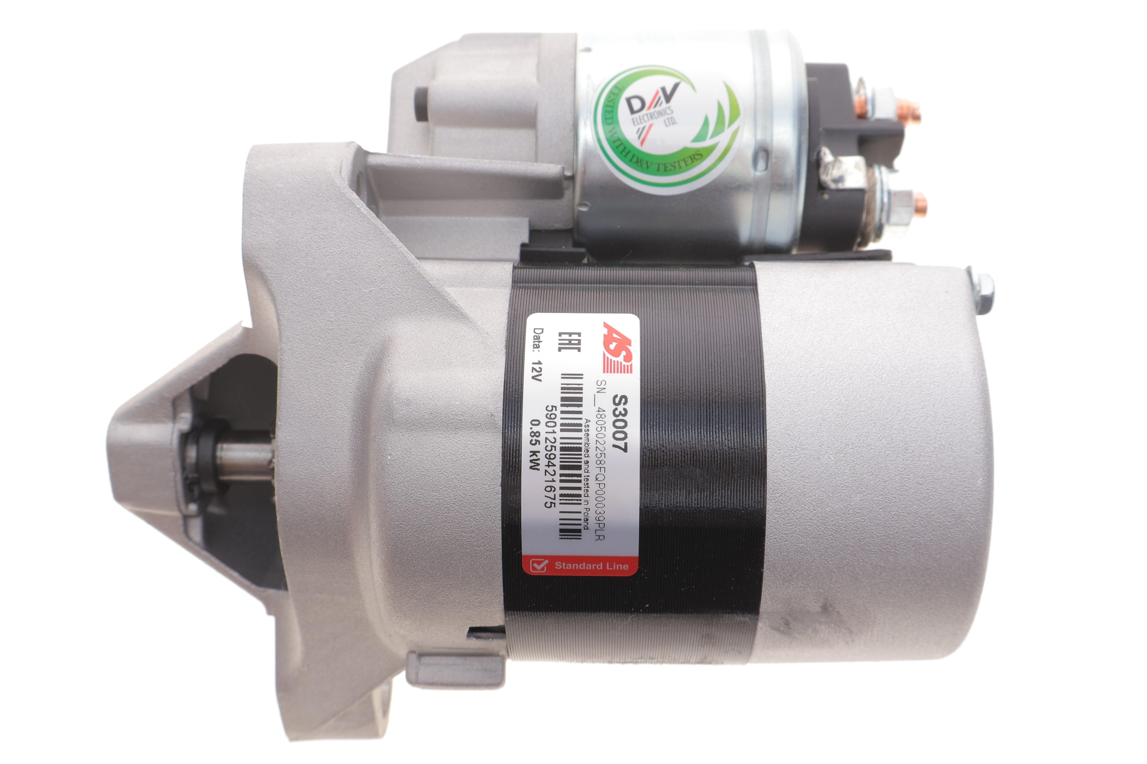 Стартер Renault Clio/Kangoo/Dacia Logan/Sandero 1.2 06- (0.85kw) (z=9)