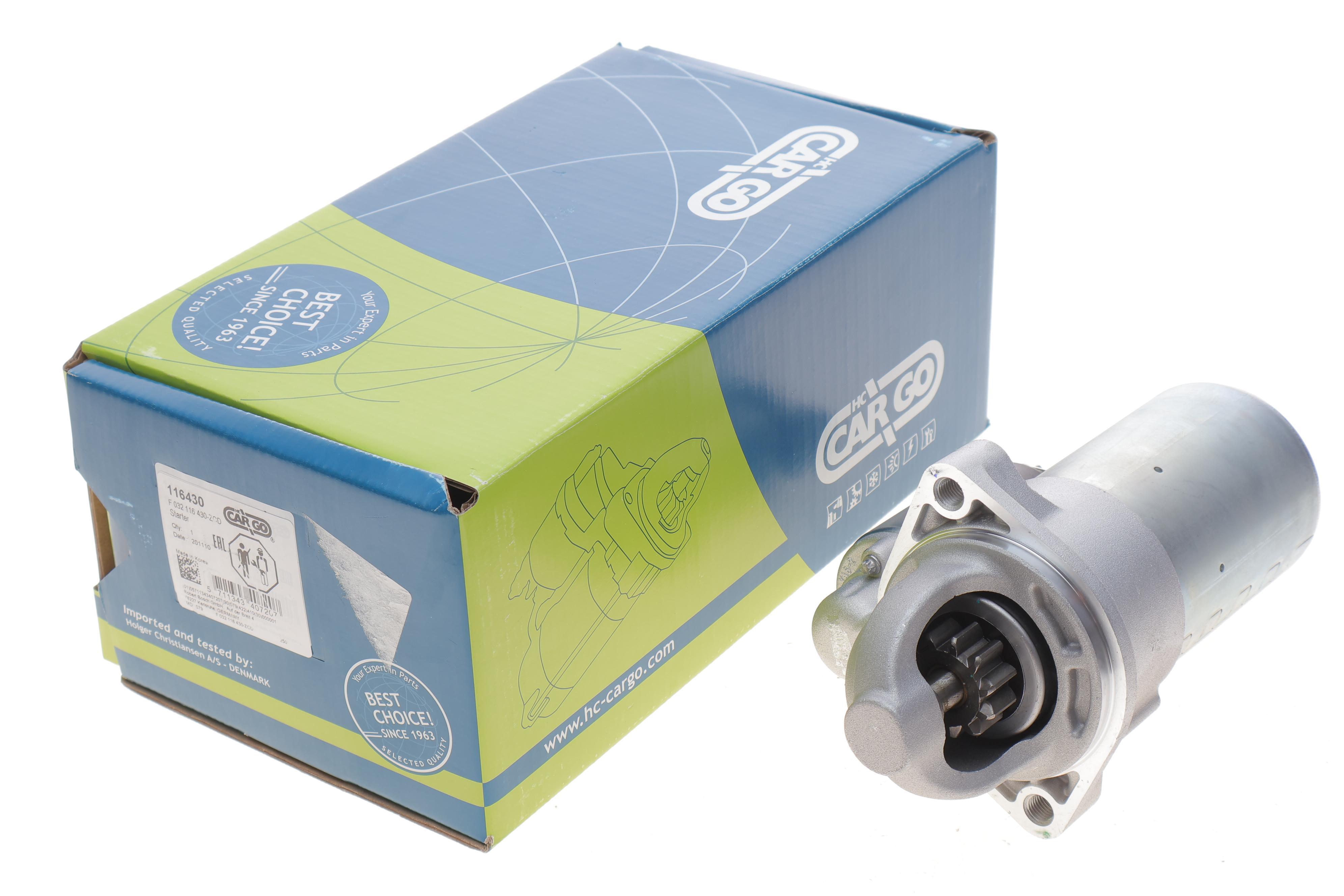 Стартер Hyundai Santa Fe IV 18-20/Kia Sorento III 2.0-2.2 CRDi 15- (12V/2.0kw) (z=11) = 116430