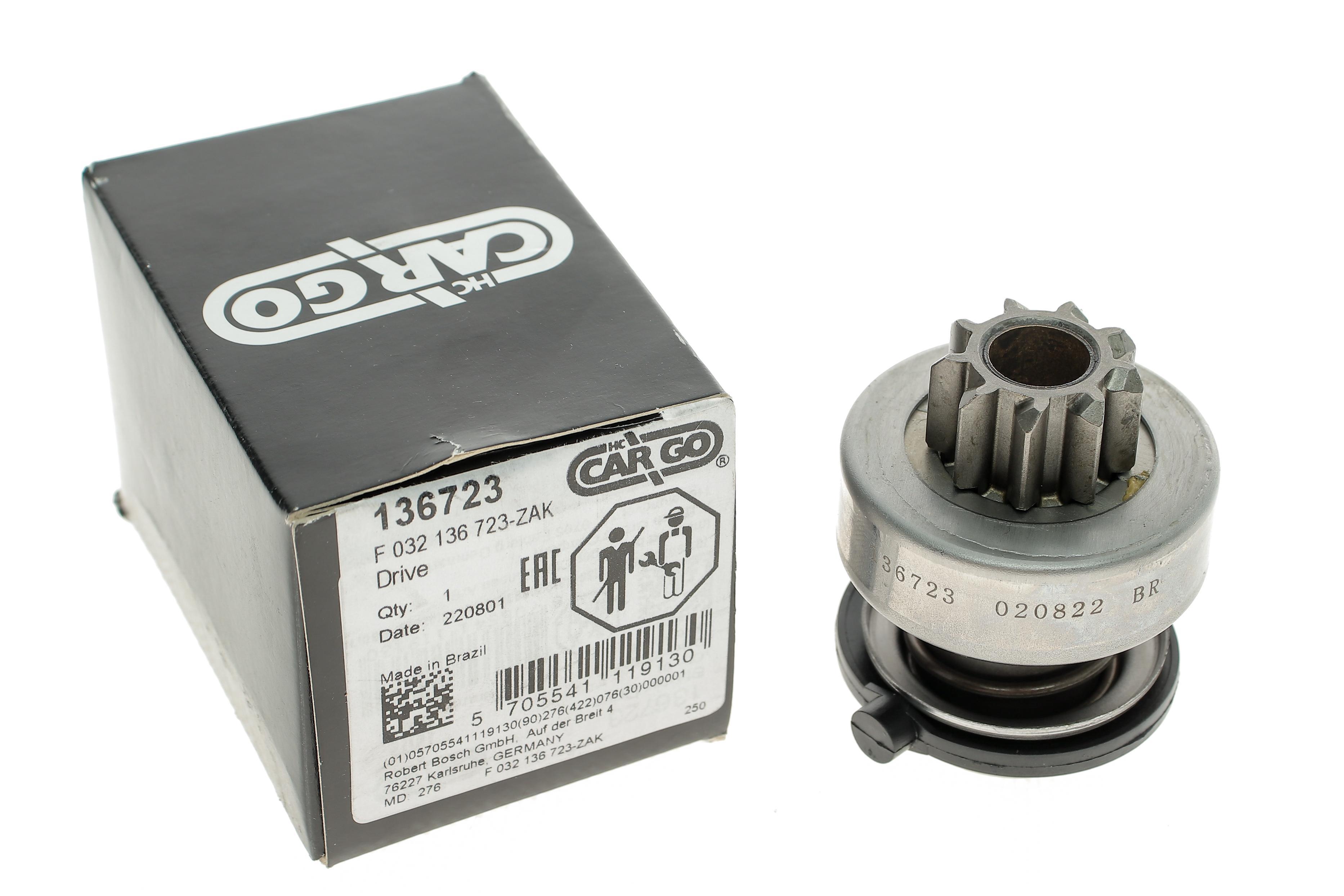 Бендикс стартера VW Golf II/Passat 1.8DI (z=9) = 136723