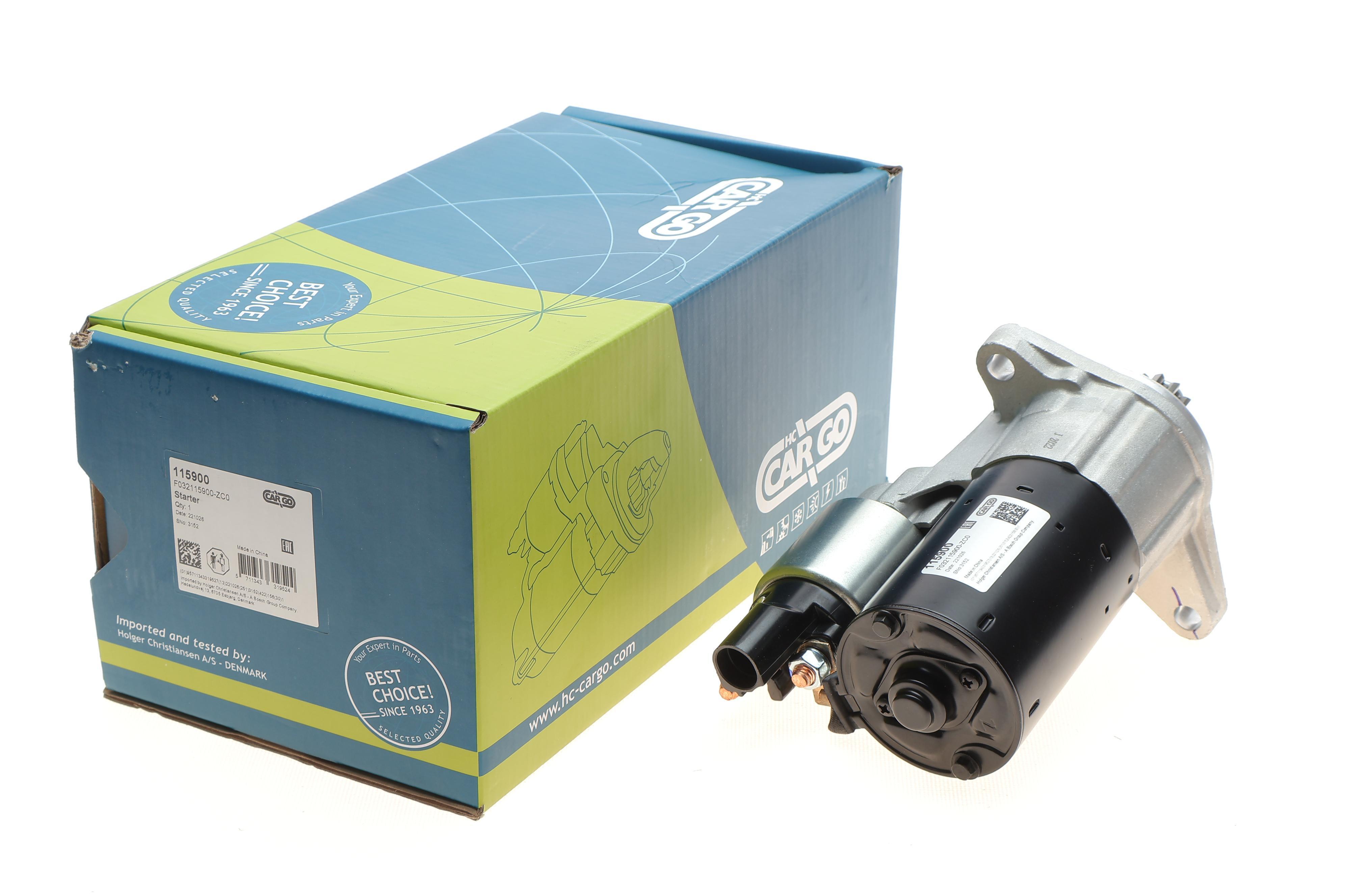 Стартер Audi A3/Q3/VW Passat 1.8/2.0 12- (12V/1.1kw) (z=11) = 115900