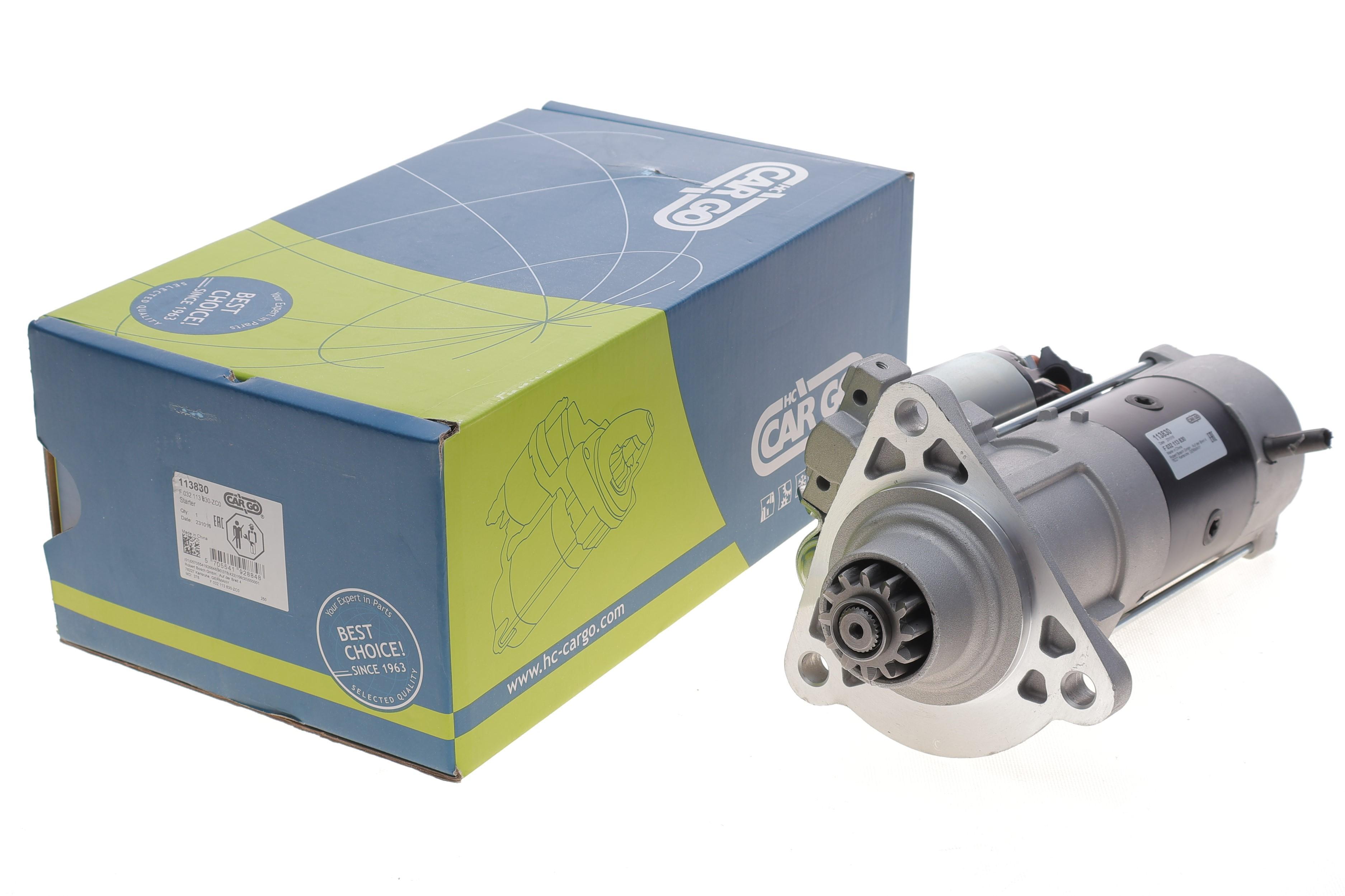 Стартер Iveco Stralis/Volvo 8700/9700/9900/B12/FH/FH12/FM/FM12 93- (24V/5.5kw) (z=12) = 113830