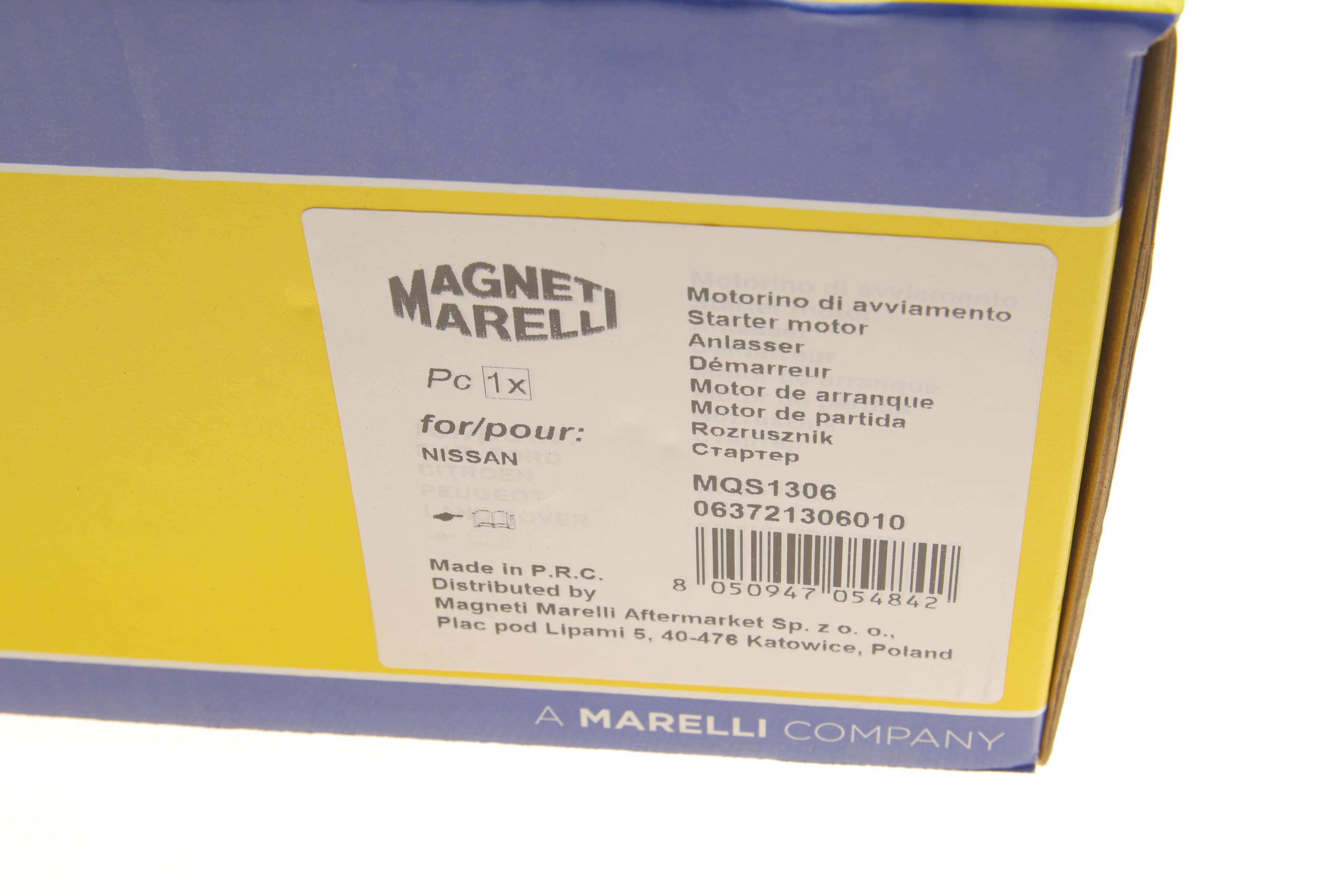 Стартер Nissan X-Trail 2.0 dCi 01-13 (1.4kw) (z=13)