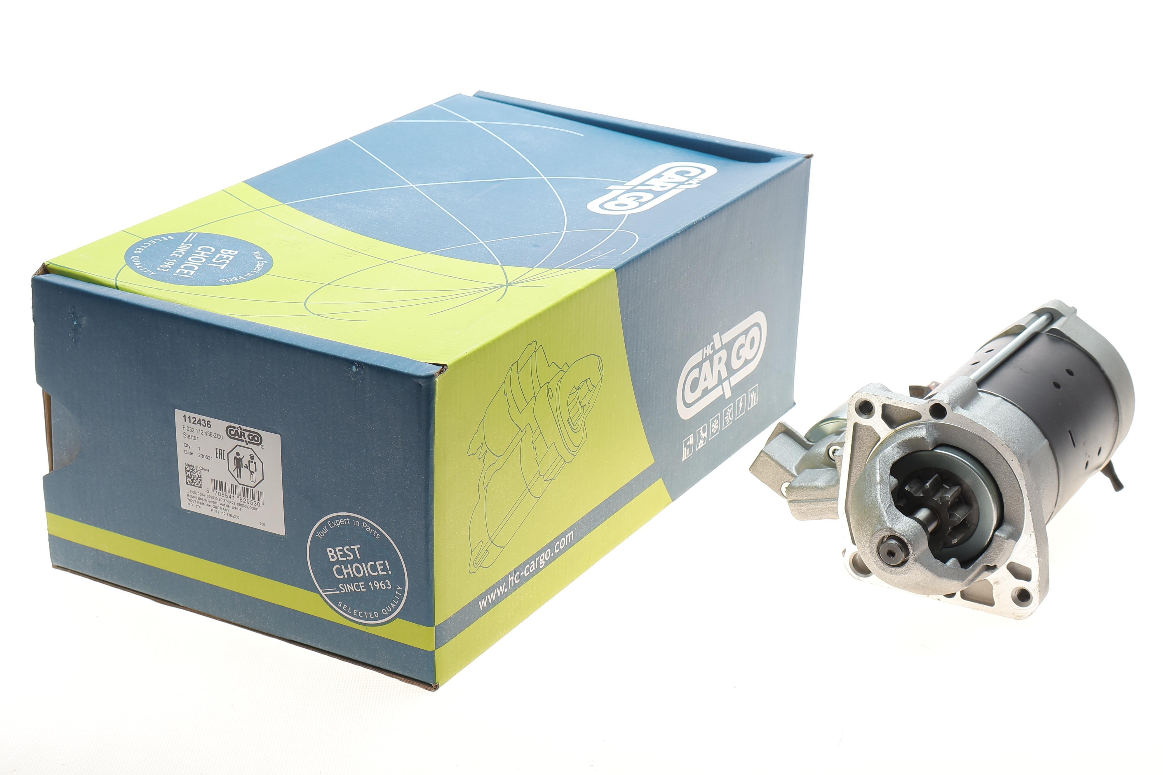 Стартер Citroen Jumper/Fiat Ducato/Peugeot Boxer 2.8HDi 97- (2.3kw) (z=9) = 112436