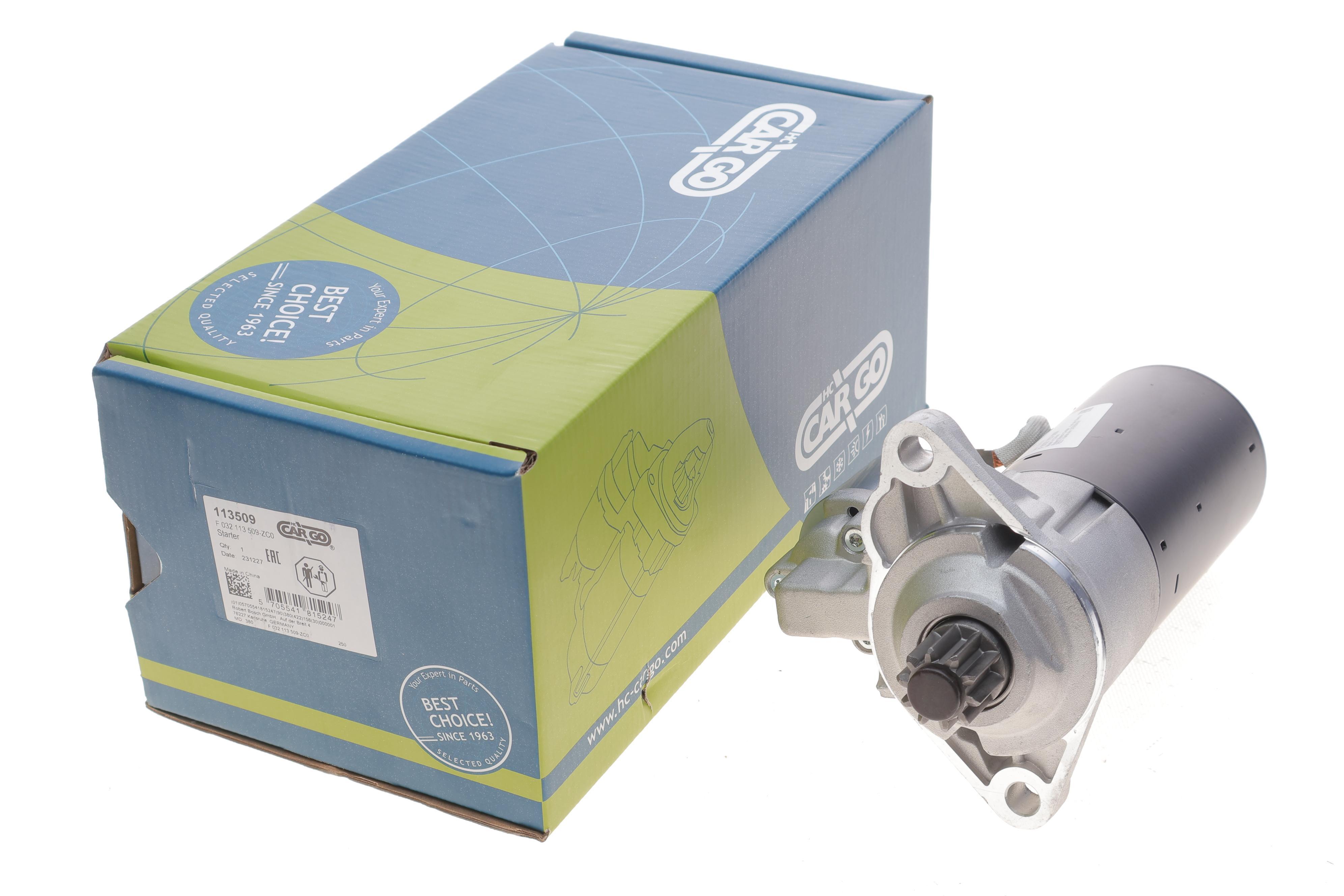 Стартер VW Passat 3.2/3.6 TDI/Golf V/VI 1.9/2.0 TDI 05-13 (12V/1.7kw) (z=10) = 113509