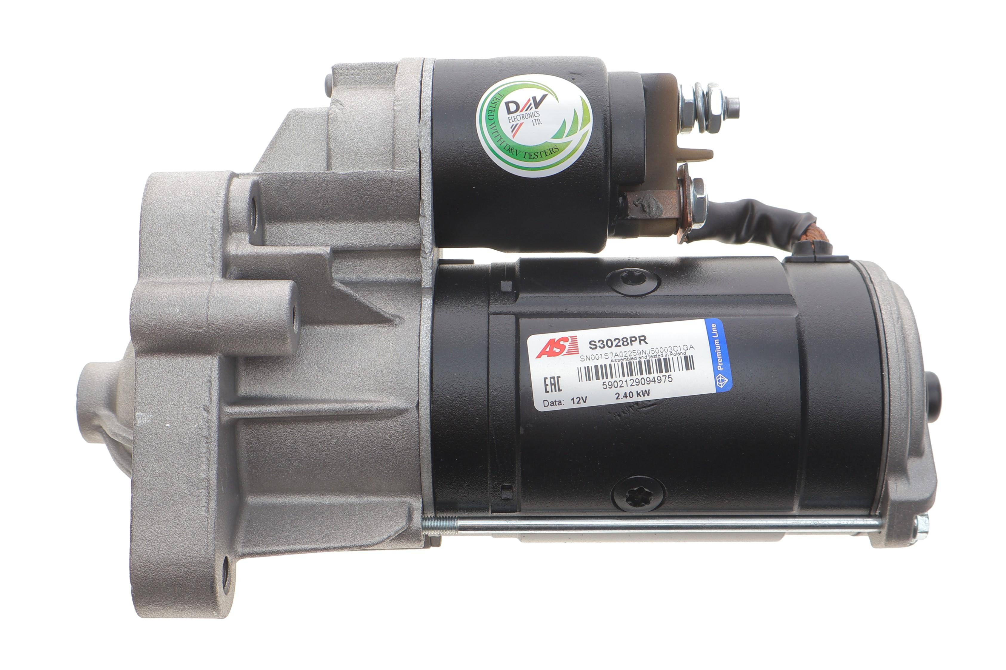 Стартер Renault Laguna 2.2dCi 01- (2.4kw) (z=10)