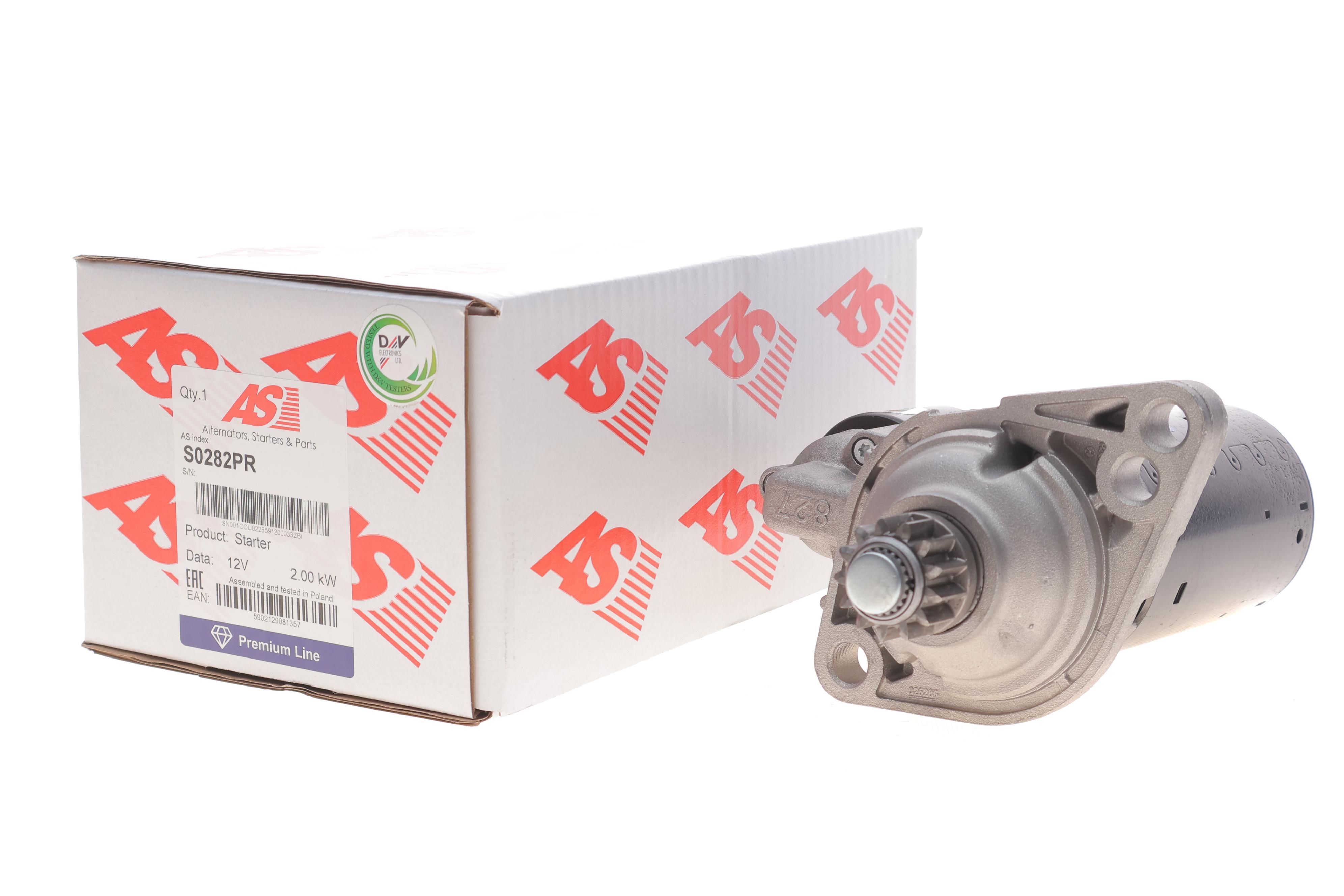 Стартер VW Caddy III/IV/T5/T6 1.6/2.0 TDI 09- (12V/2.0 kw) (z=13)