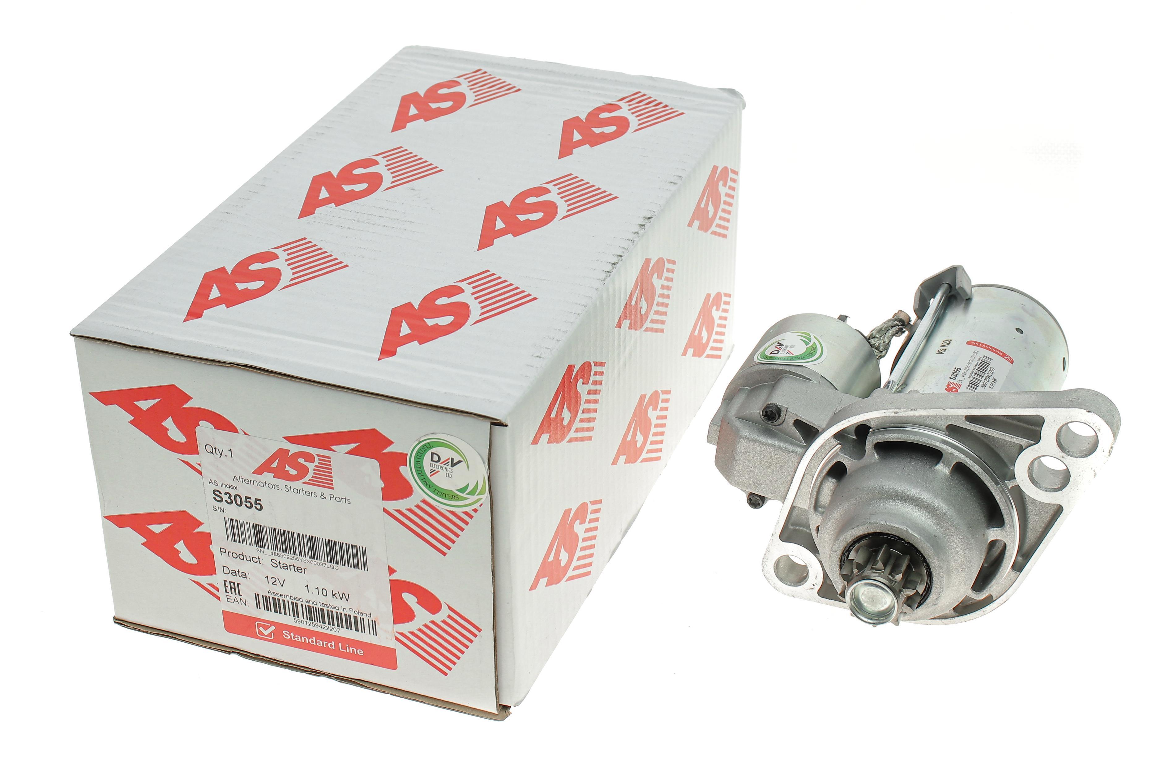 Стартер Seat Ibiza/Skoda Octavia/Superb/Yeti/VW Passat/T5 1.4/1.8/2.0i 03-15 (1.1kw) (z=10)