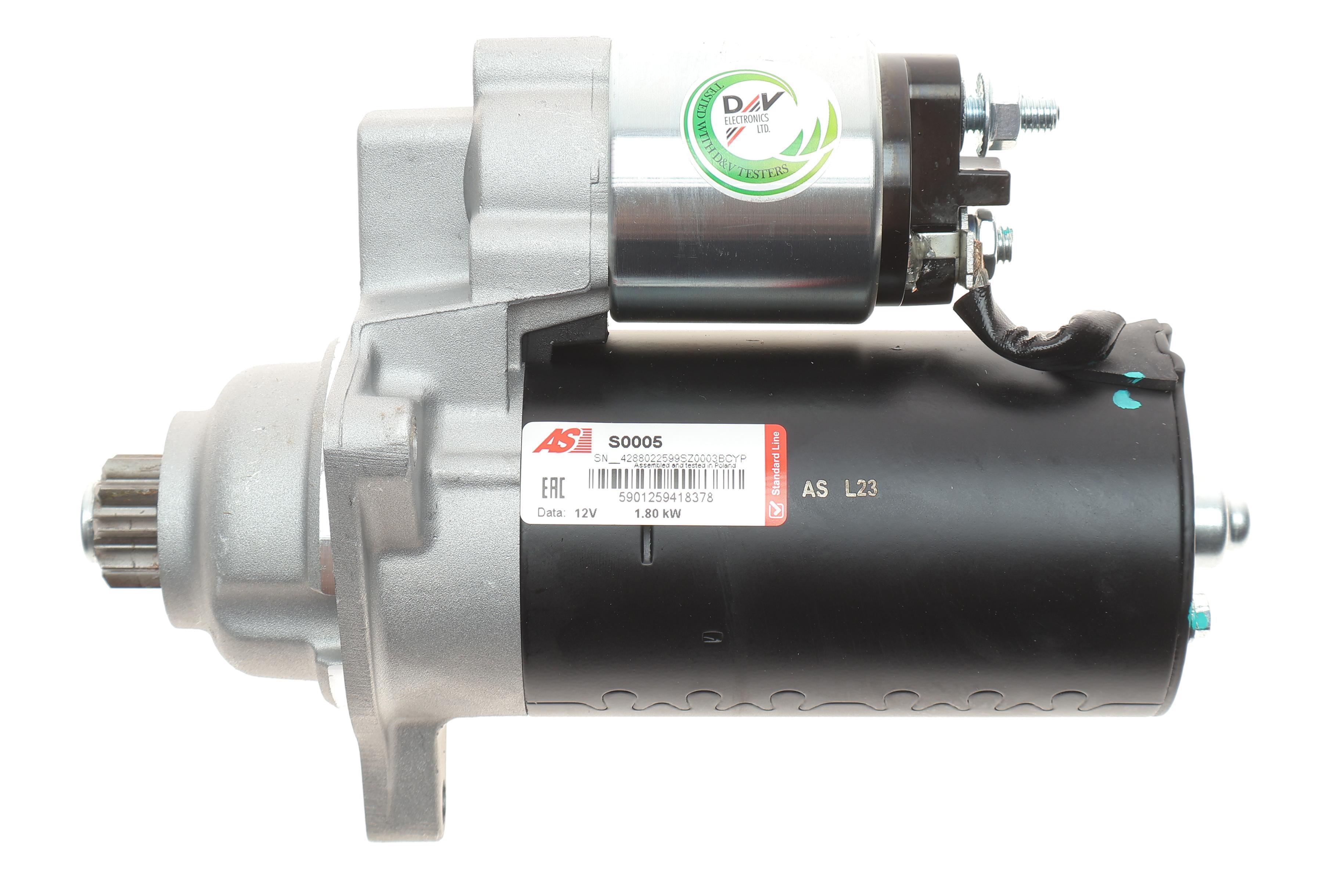 Стартер VW T4 90-03 (12V/1.8kw) (z=10)