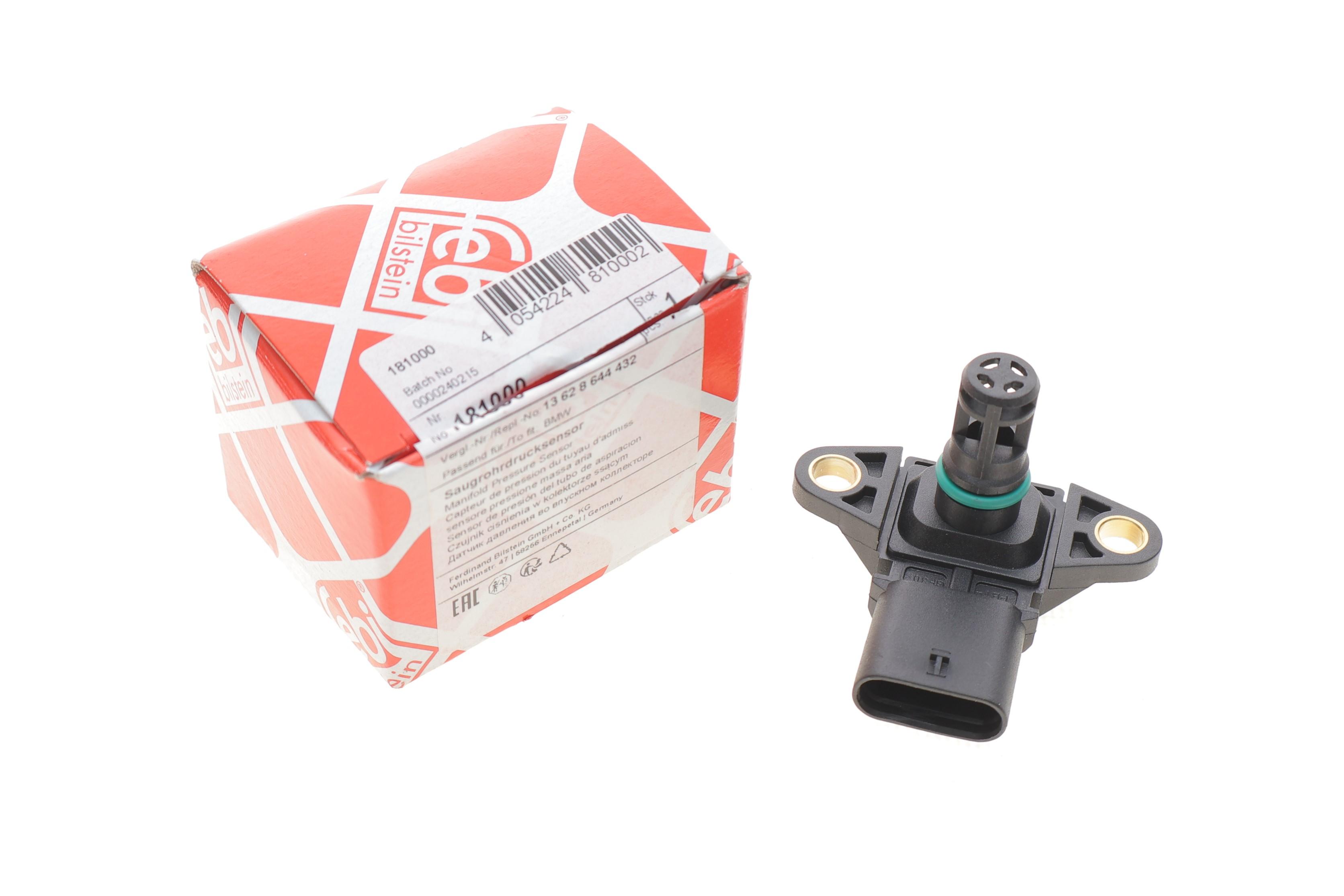 Датчик тиску наддува BMW 3 (E90/F30/F80)/5 (F10/G30/F90)/7 (F01-F04/G11/G12) 05- N20/N26/N54/N55/N63/S55/S63