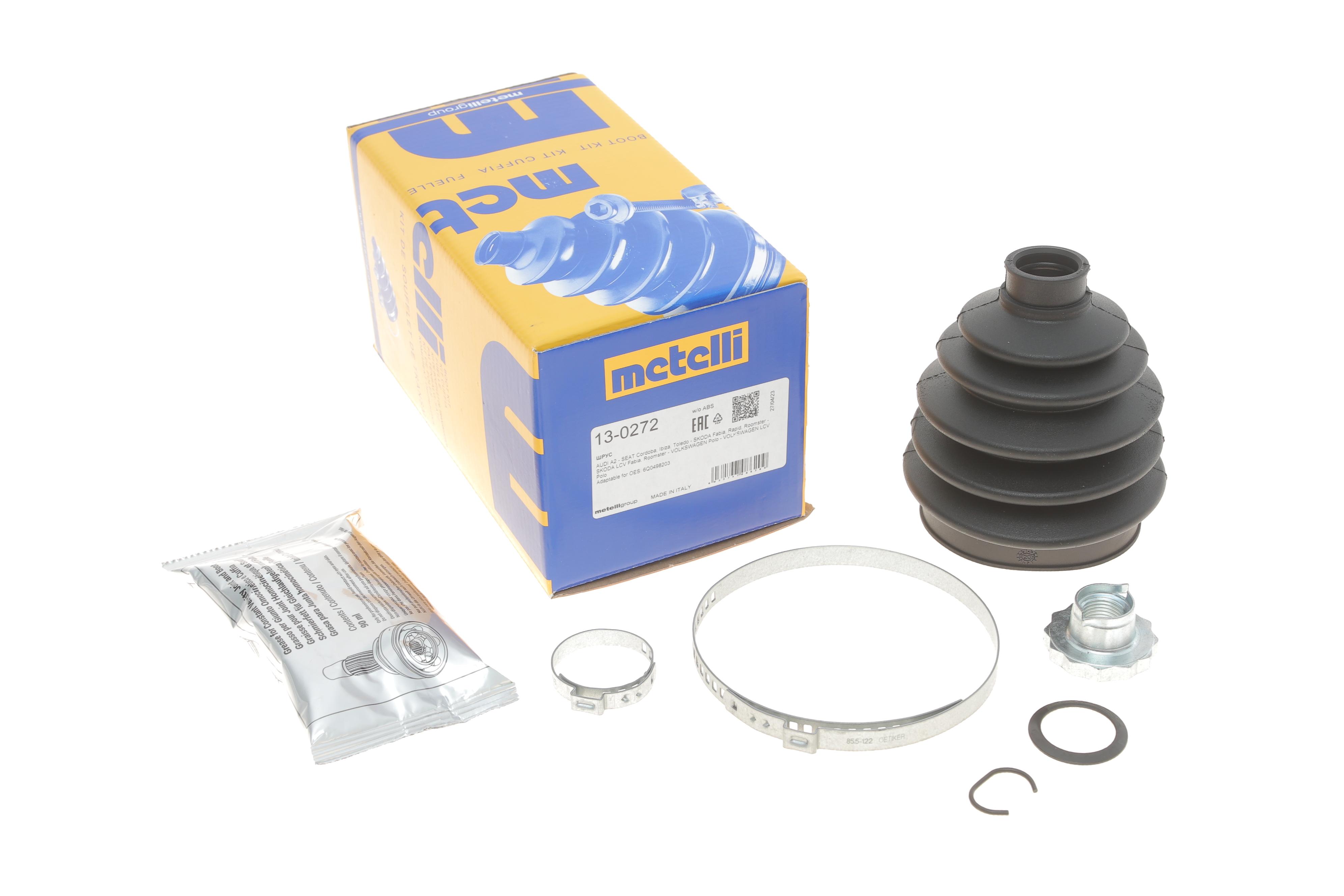 Пильник ШРКШ (зовнішній) Seat Ibiza 02-15/Skoda Rapid 12-15/Fabia/VW Polo 99- (25x78x130) (к-кт)