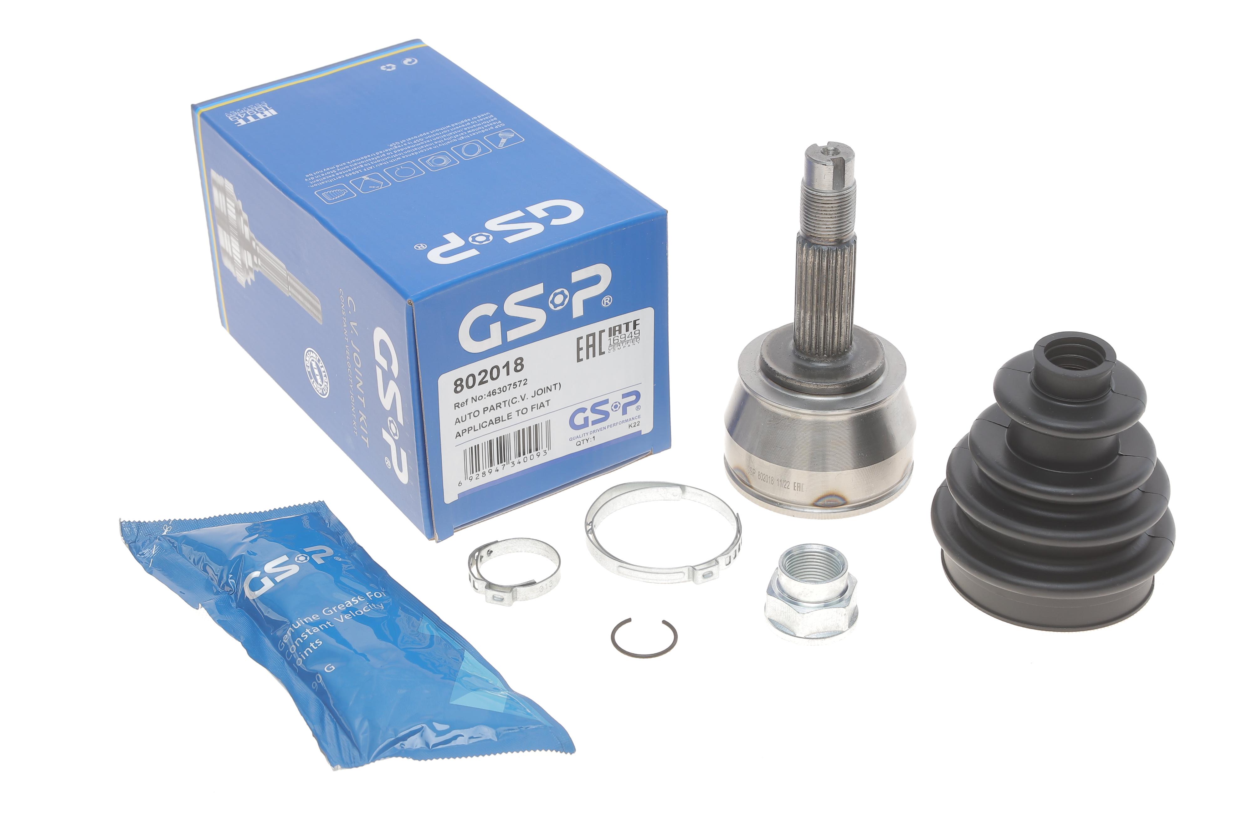 ШРКШ (зовнішній) Fiat Doblo 1.2-1.6/1.9D/1.3D Multijet 01- (22x22x146,5)