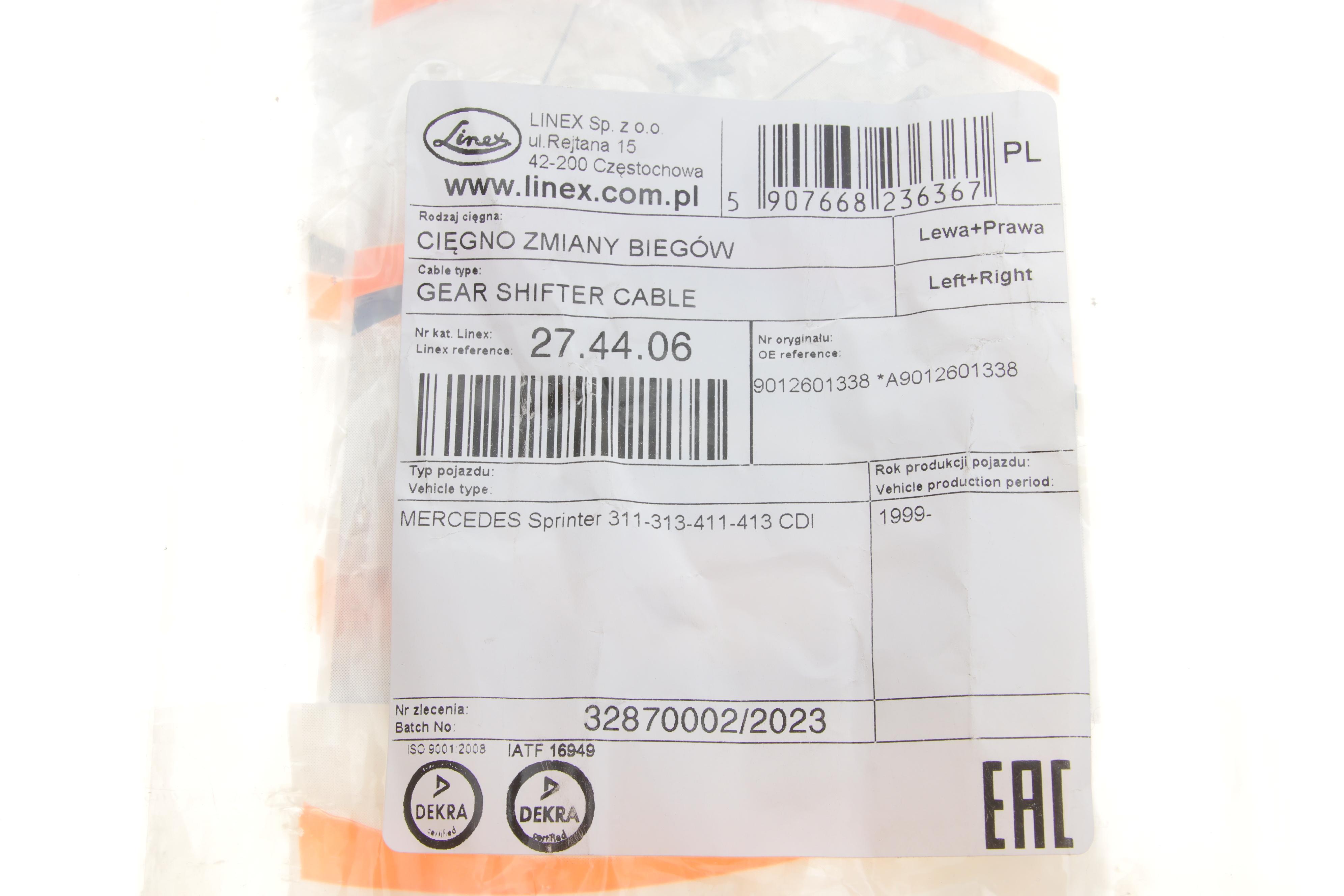 Трос куліси MB Sprinter 2.2CDI 00-06