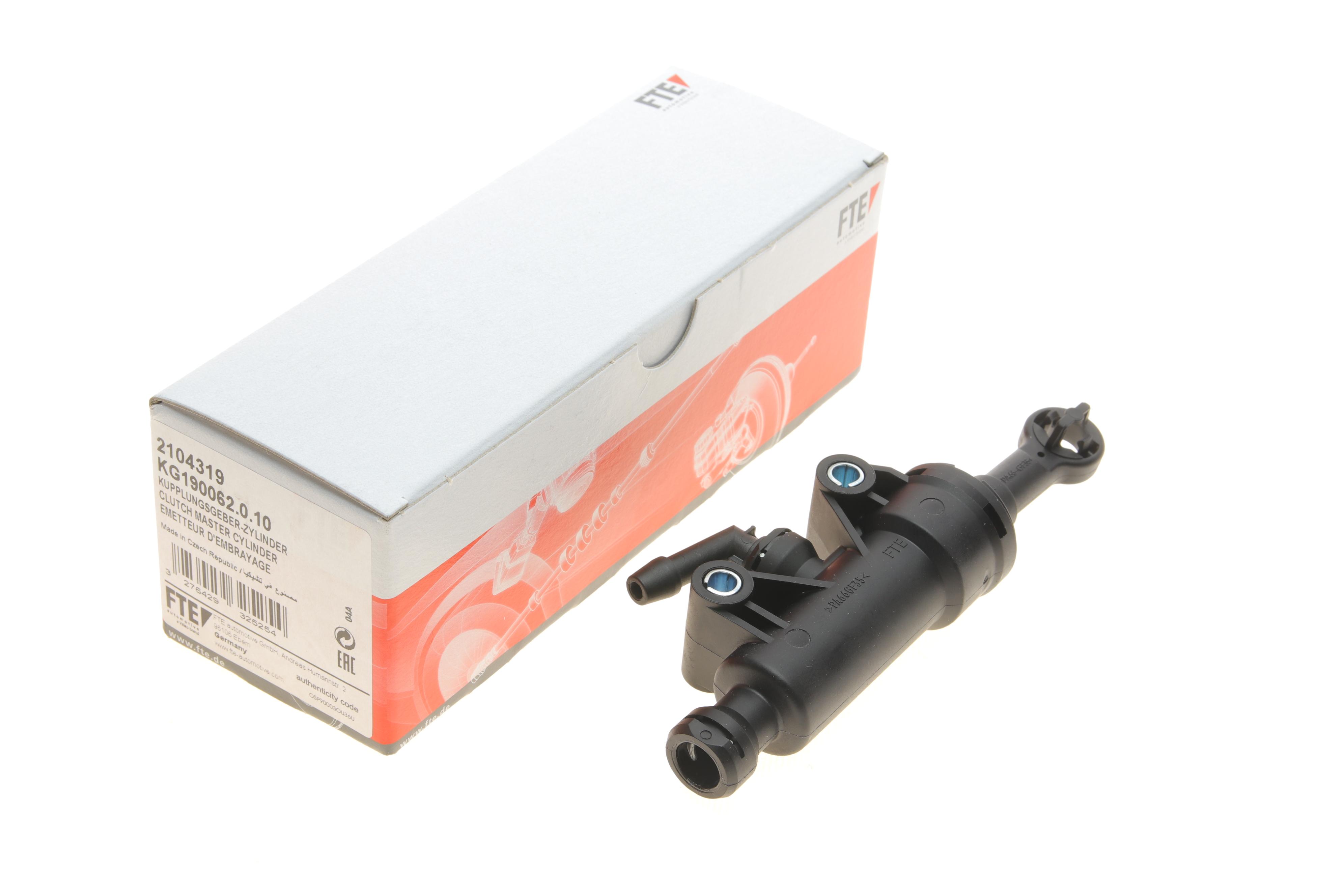 Циліндр зчеплення (головний) Fiat Scudo -07 = KG190062.0.10