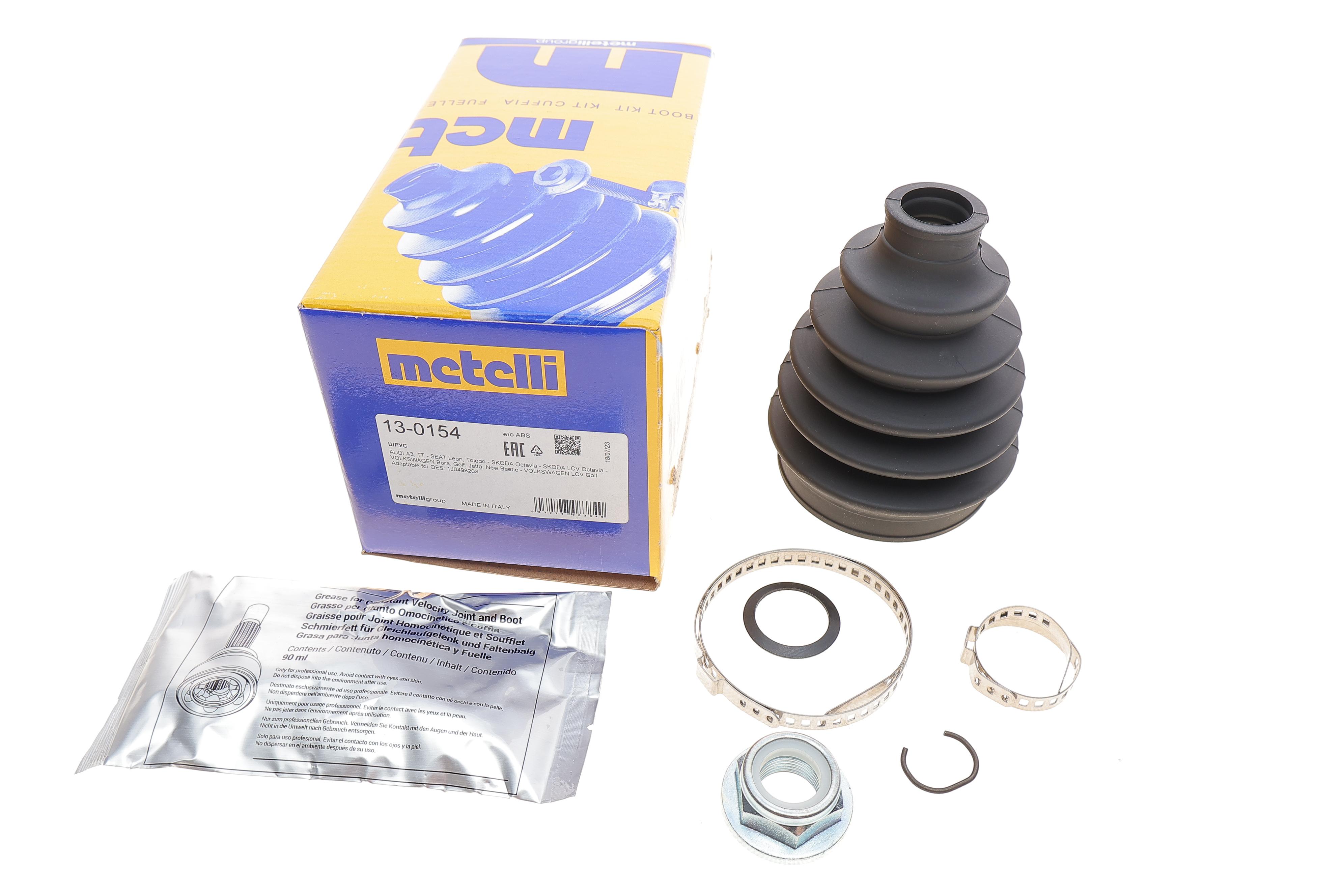 Пильник ШРКШ (зовнішній) Audi A3/TT/Seat Leon/Toledo/Skoda Octavia/VW Golf 96-10 (22x76x113) (к-кт)